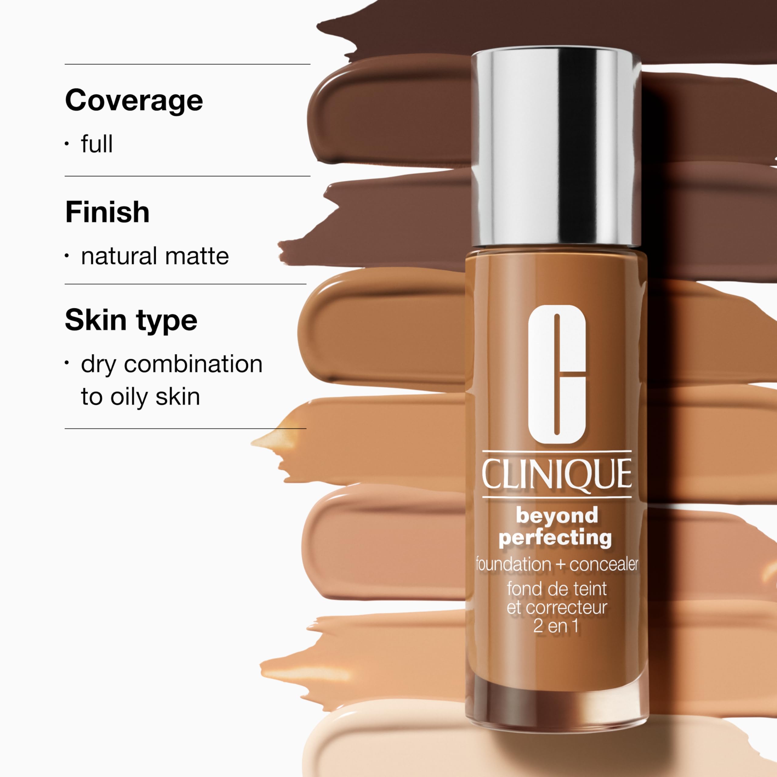 Clinique Beyond Perfecting Liquid Lightweight Full-Coverage Foundation + Co 4