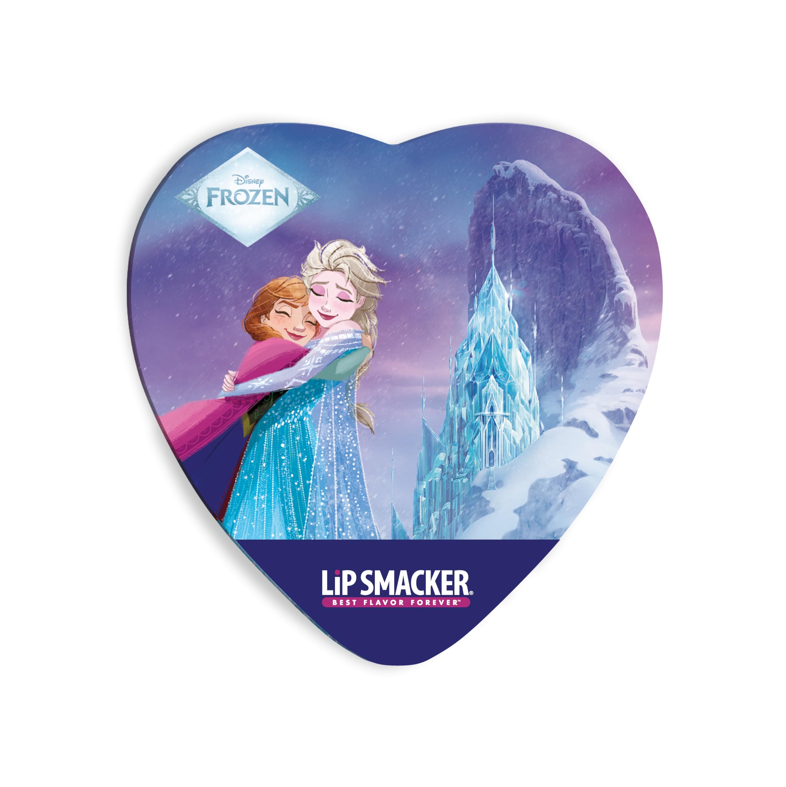 Lip Smacker Frozen, Herzförmiges Dosen-Set, 3-teiliges Lippenbalsam-Set im Frozen-Design für Mädchen, Geschenk-Edition 2025 4