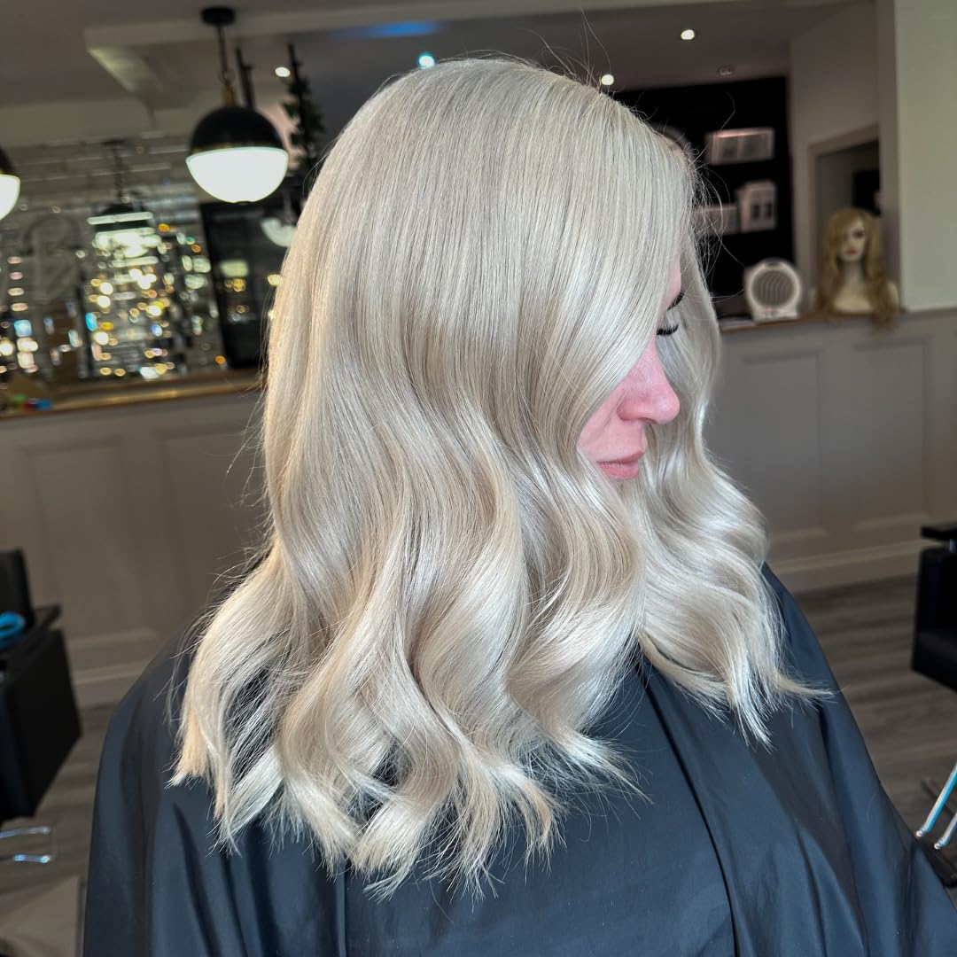 OSMO Super Silver Toning Mask 400ml | Vegan Violet Pigment for Ashy Blonde & Grey Hair 10