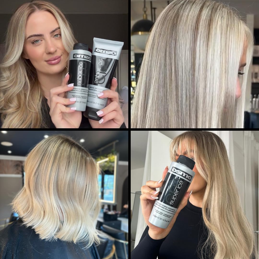 OSMO Super Ice Shampoo with Black Pigment for Brightening Blonde Hair 6