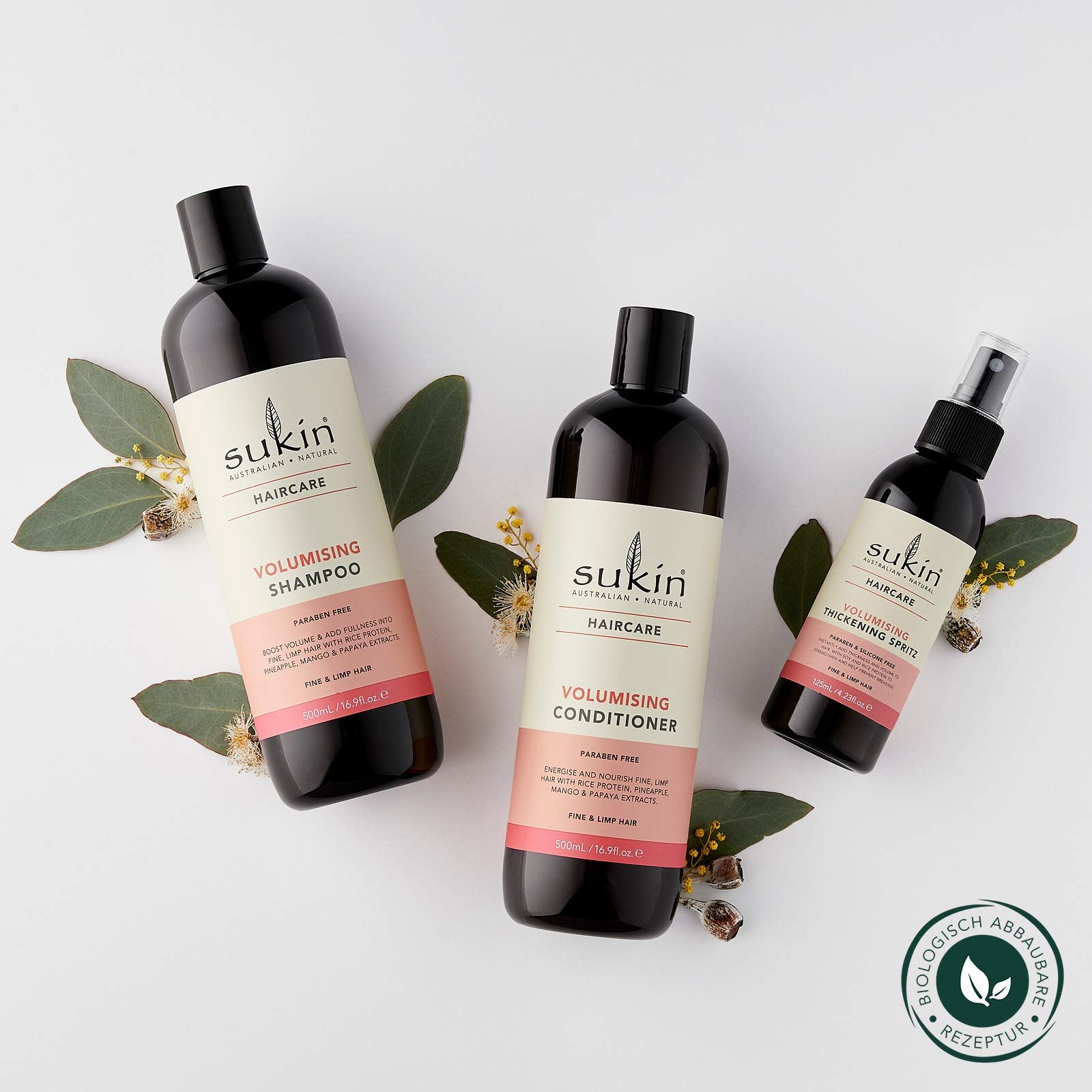 Sukin Volumising Thickening Spritz 125ml for Fine, Limp Hair 4