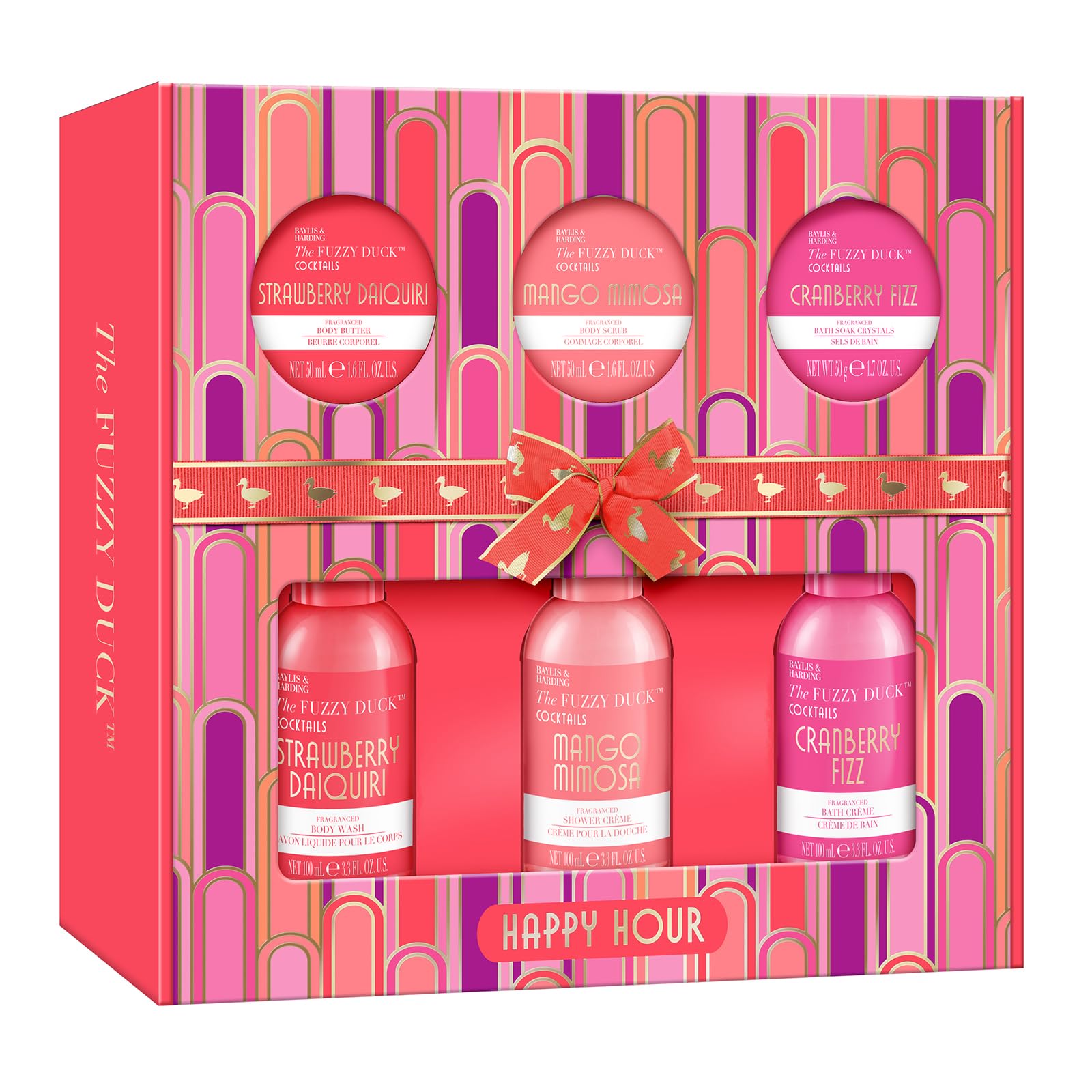 Baylis & Harding The Fuzzy Duck Cocktails Gift Set - Vegan Friendly Body Care Collection 8