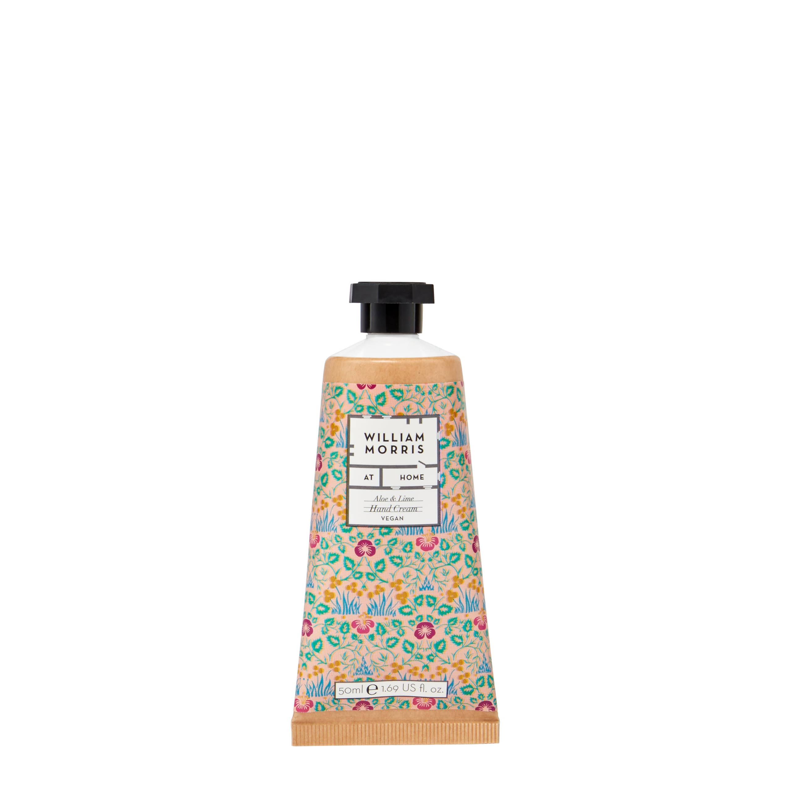 William Morris At Home Pocket Hand Cream 50ml with Shea Butter, Aloe & Lime