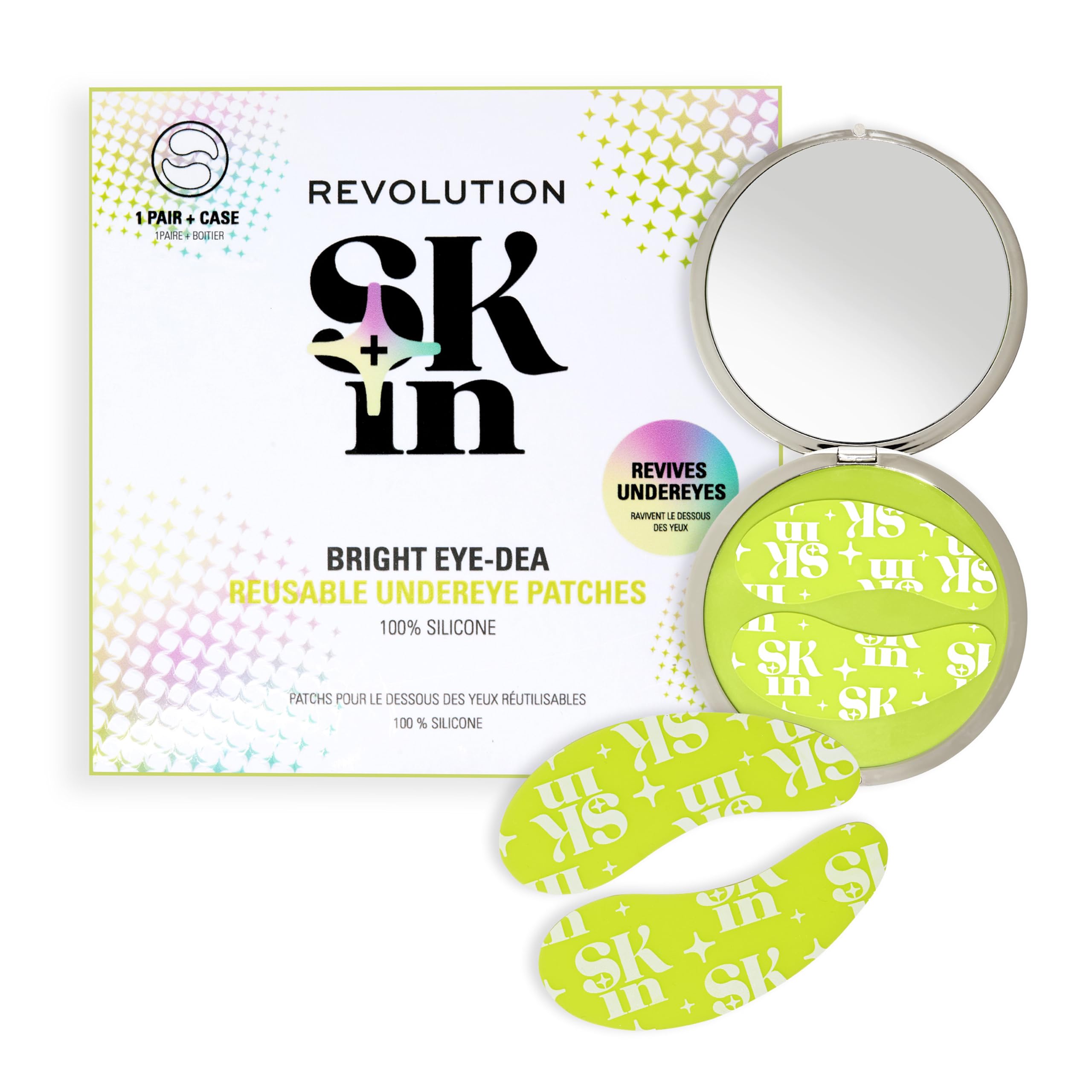 Revolution Skincare London Bright Eye Reusable Silicone Patches for Depuffing