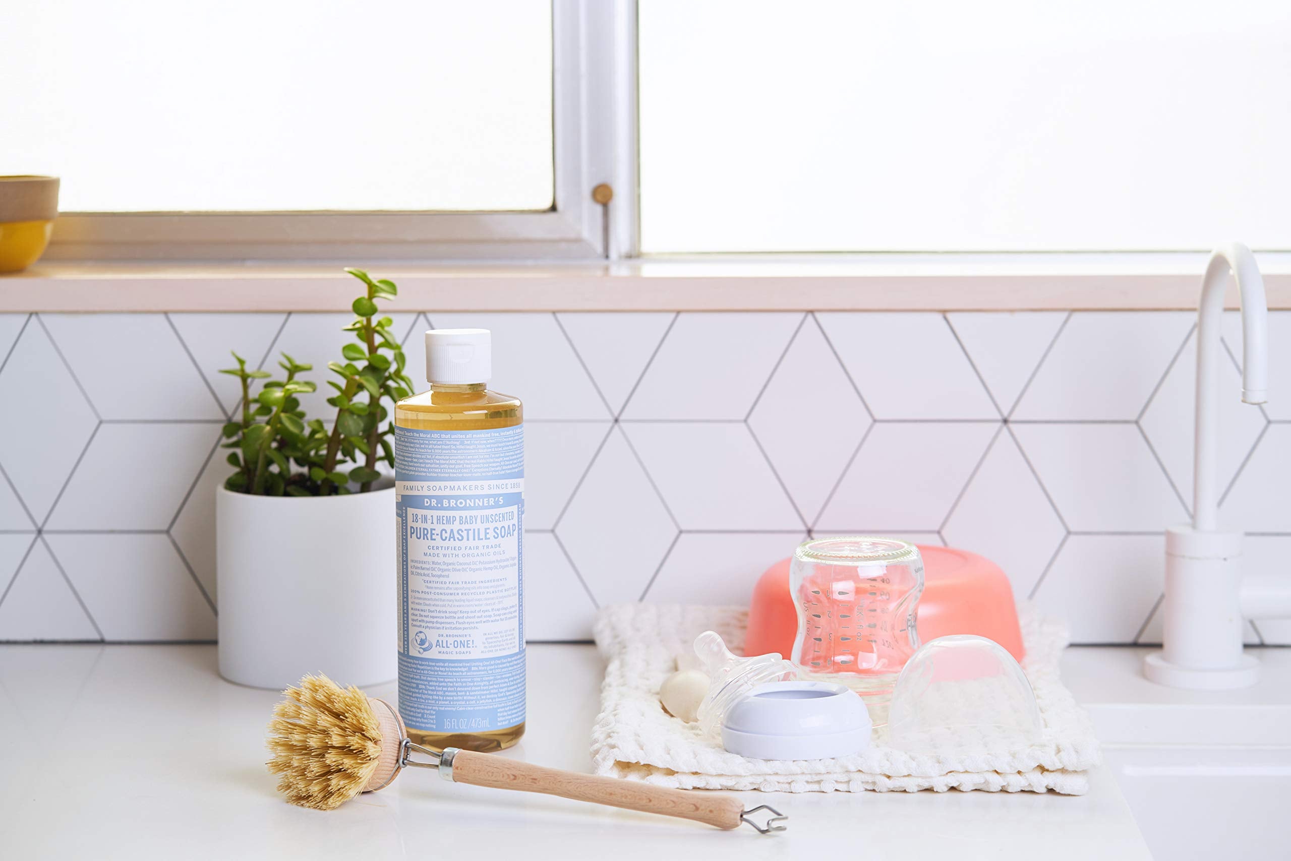 Dr. Bronner's Baby Mild All-One Magic Soap, Unscented, 475ml