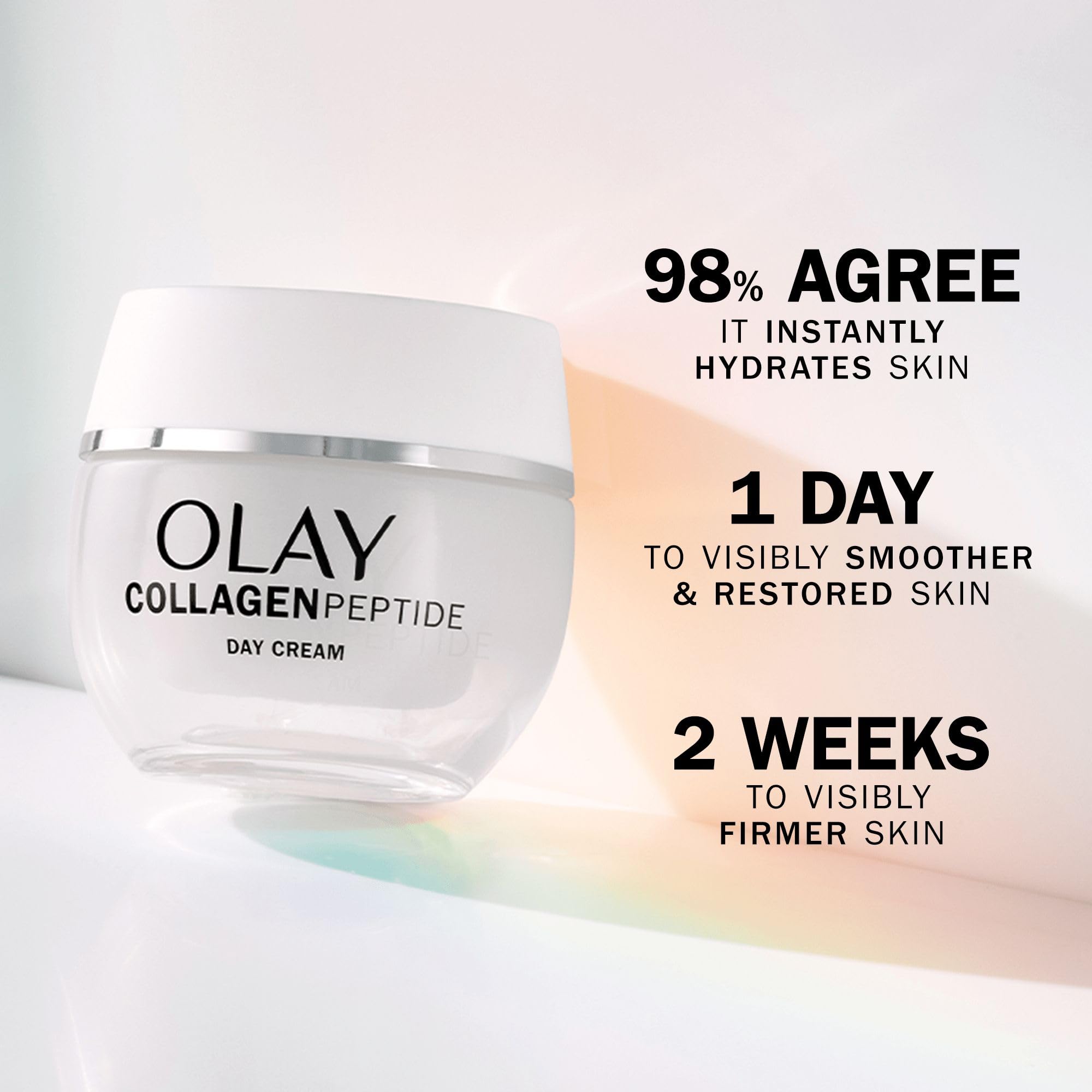 Olay Collagen Peptide Tagescreme fürs Gesicht, Hautpflege mit Niacinamid 3