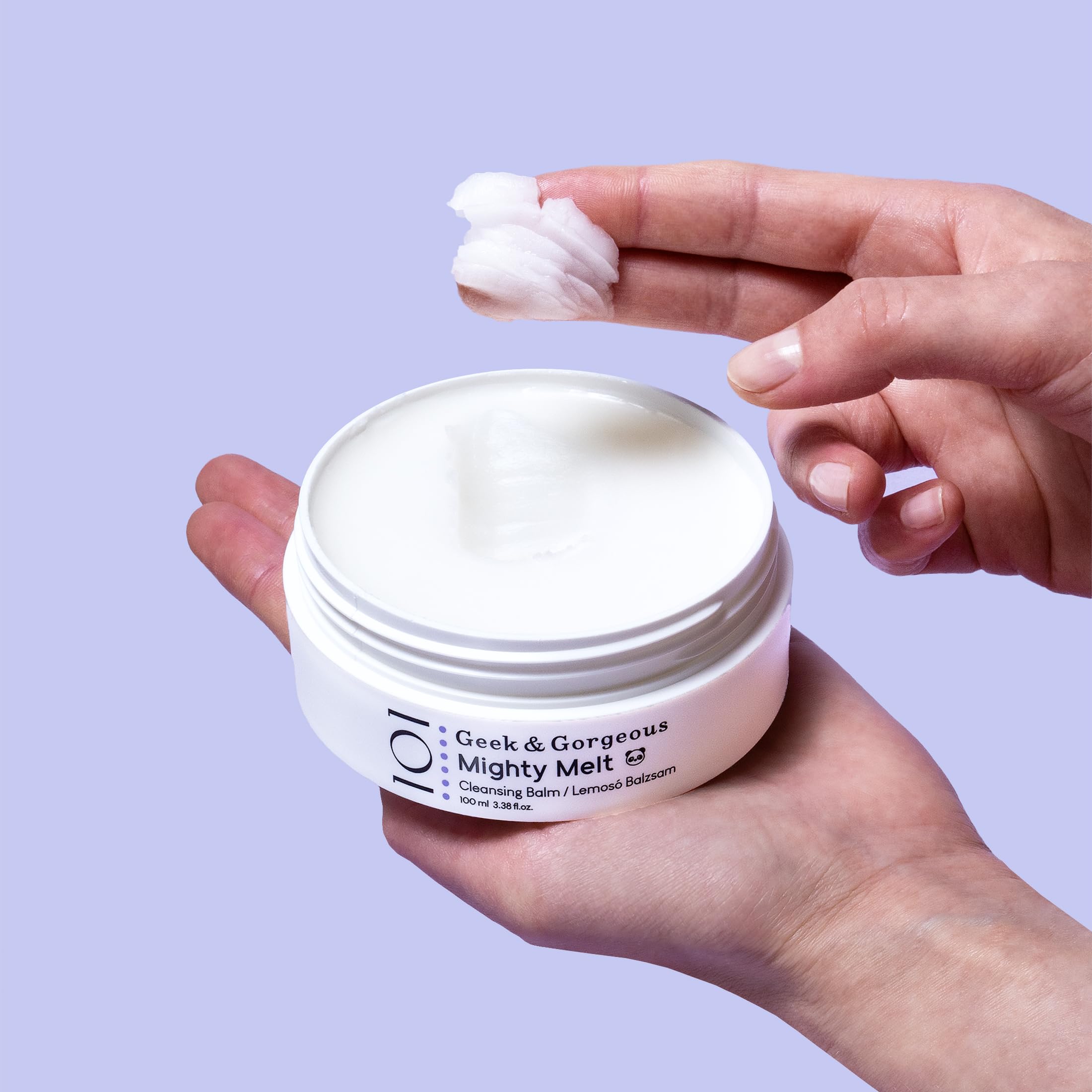 Geek & Gorgeous Mighty Melt Cleansing Balm for Waterproof Makeup and Sunscreen Removal 7