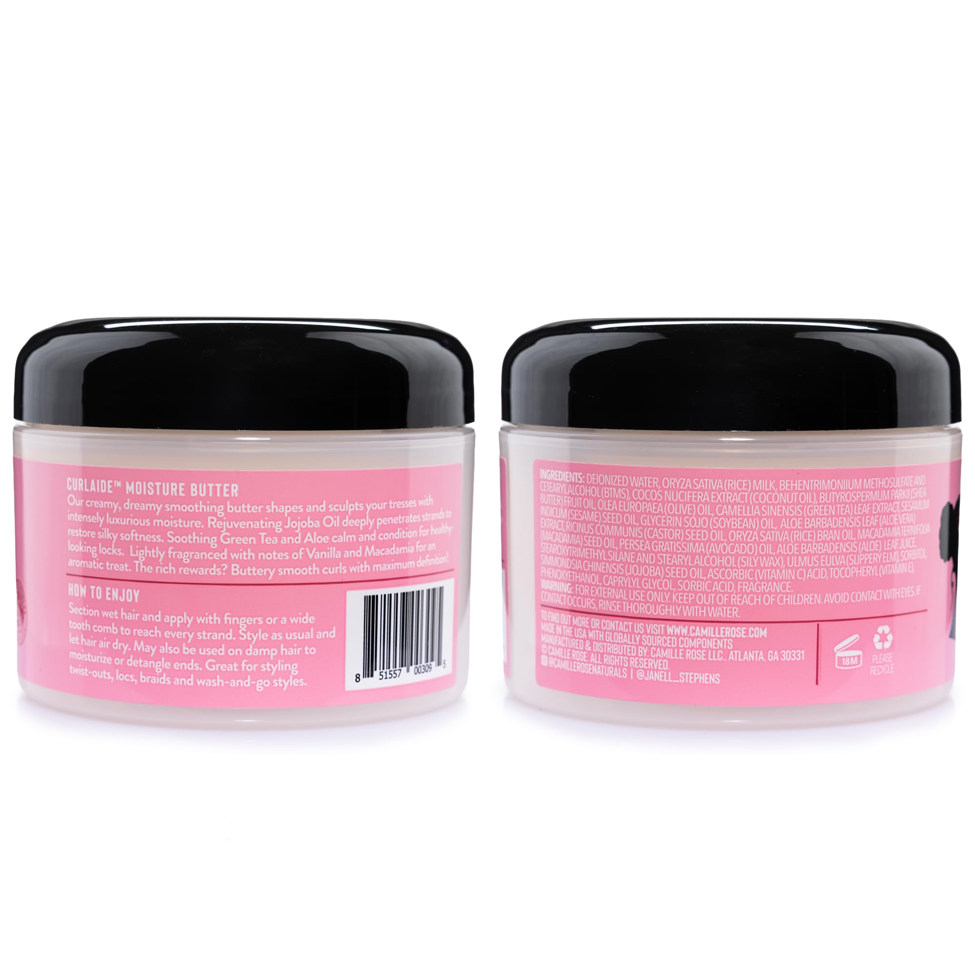 Camille Rose Curlaide Moisture Hair Butter for Curls, Coils, and Waves
