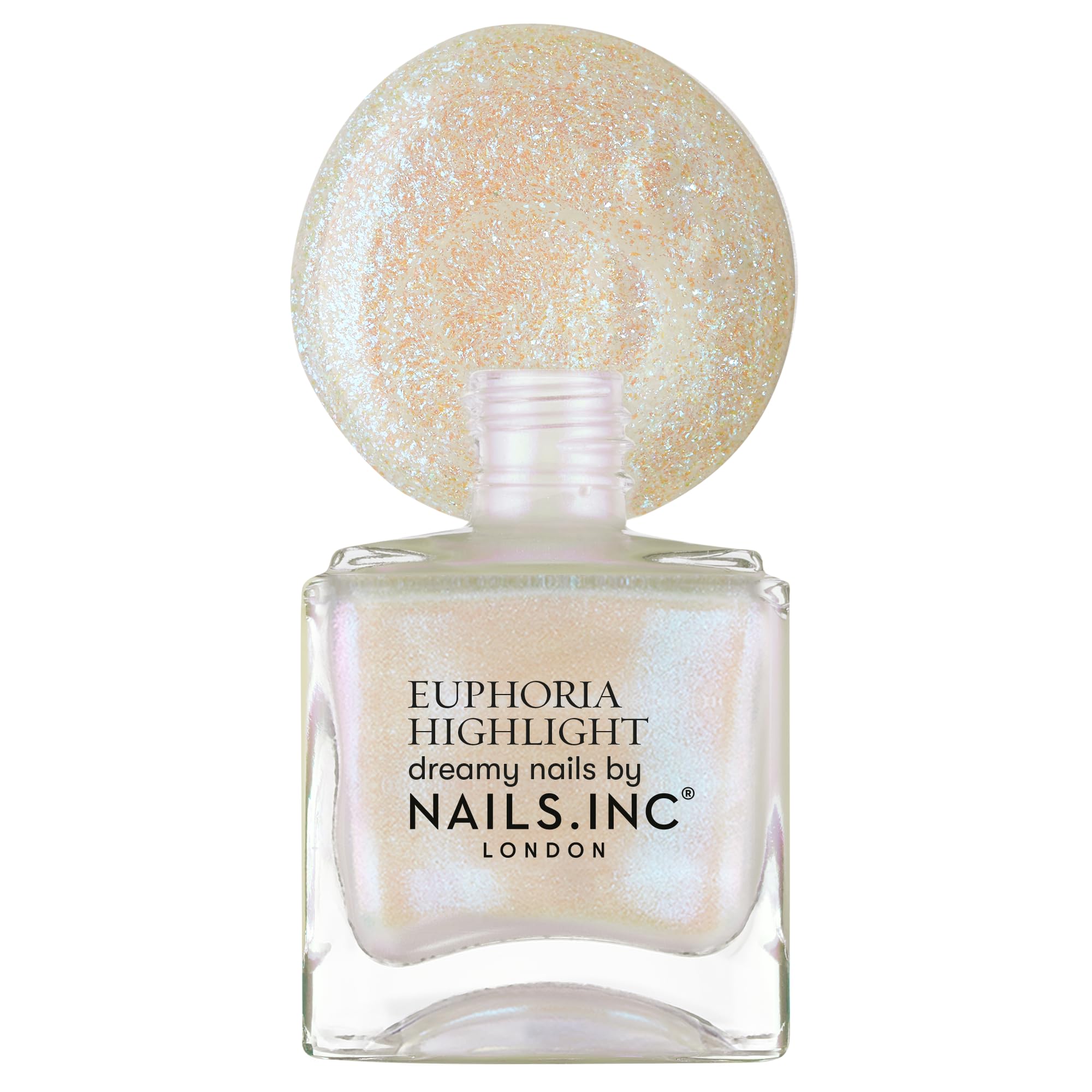 Nails Inc Euphoria Highlight Nail Polish in Make It Mythical - Pearl Shimmer, Quick Dry 7