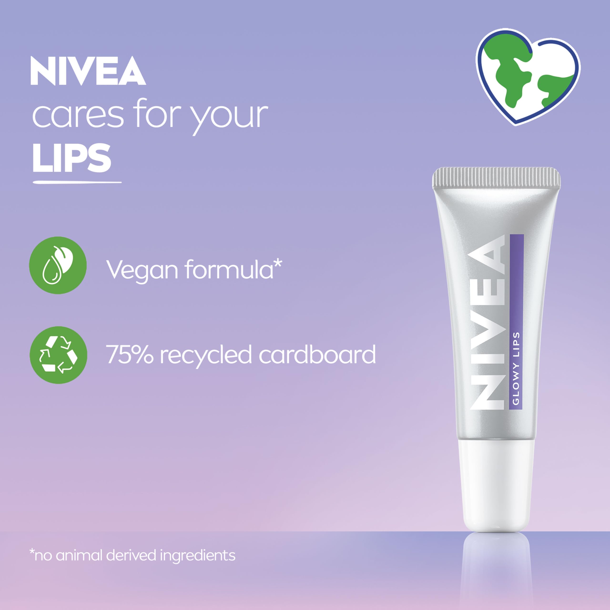 NIVEA Lip Hyaluron Glowy Lips Tube Original (10ml) - Hydrating Balm with SPF 30 8