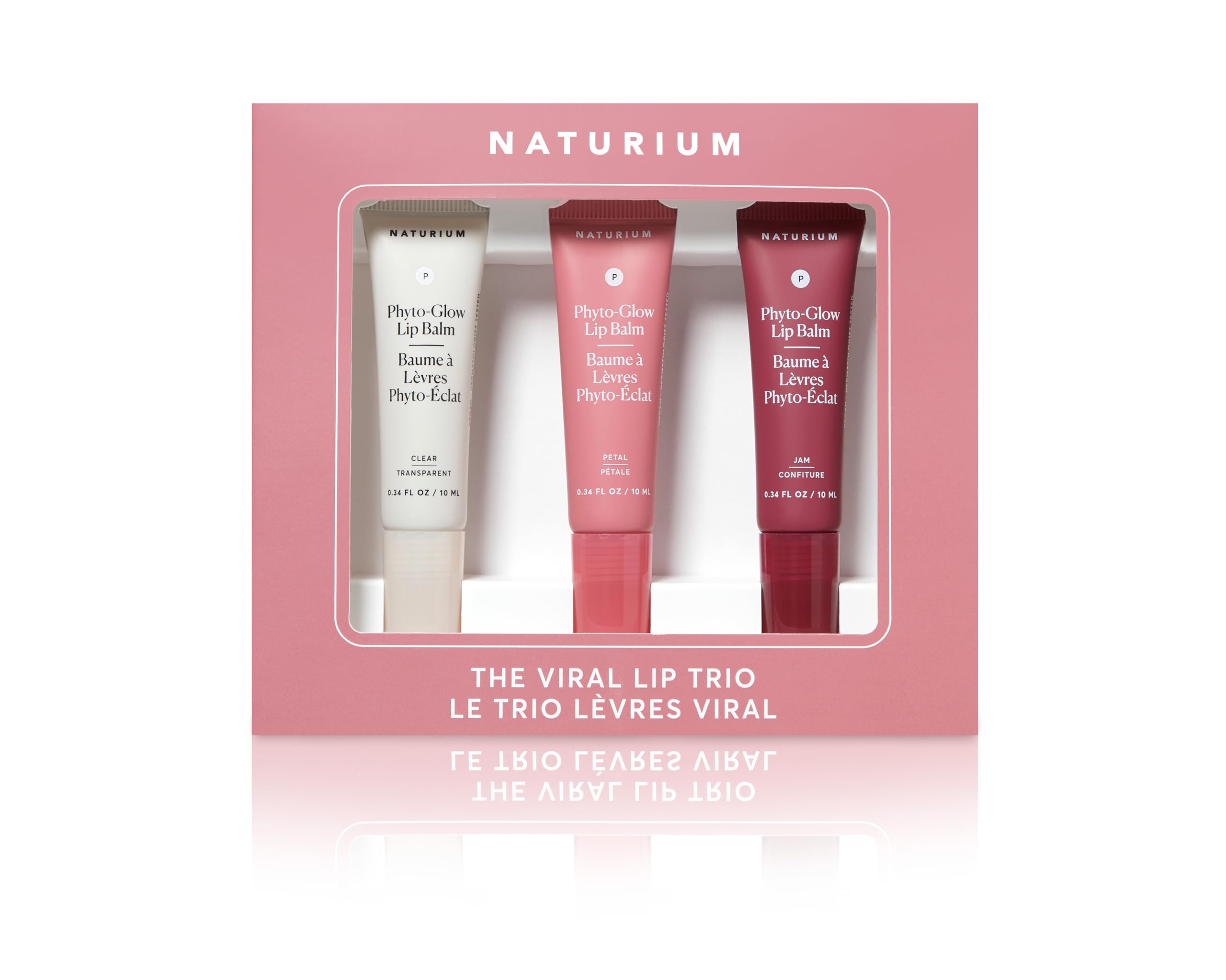 Naturium The Viral Lip Trio: Phyto-Glow Lip Balm with Shea Butter & Squalane