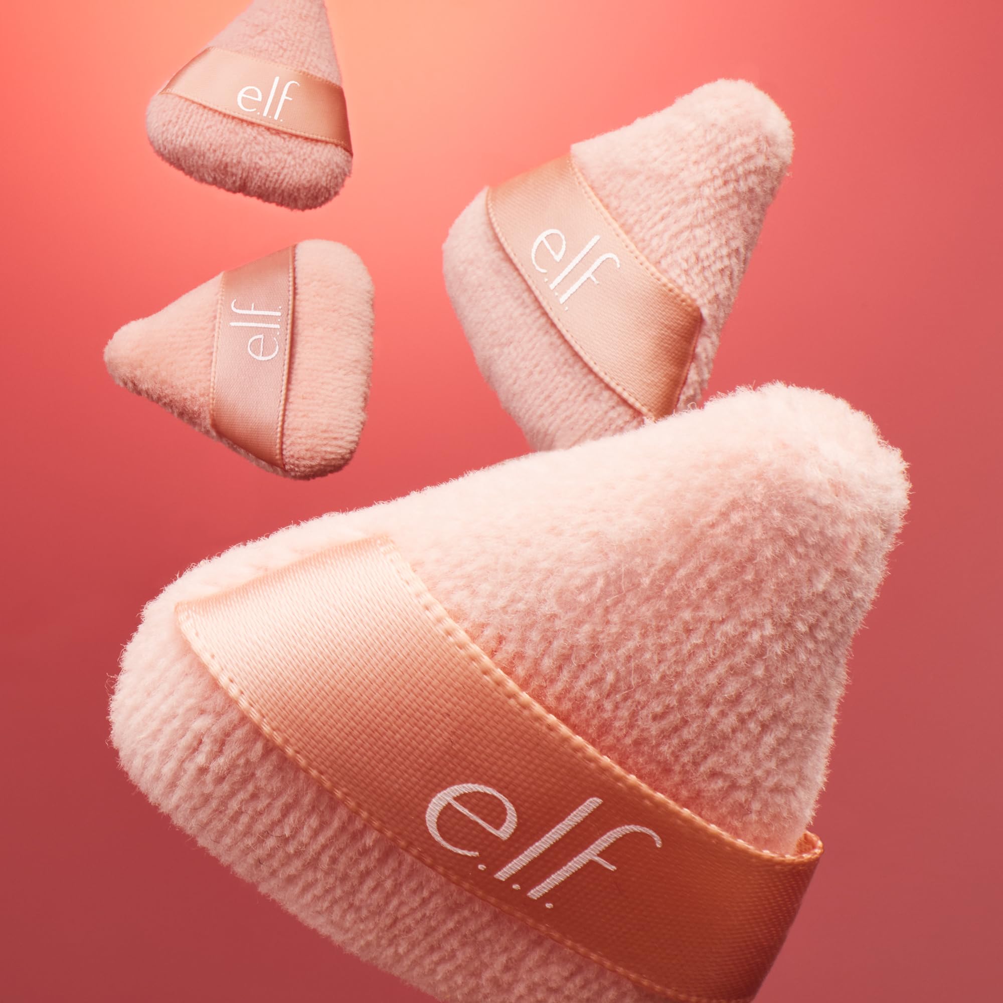 e.l.f. Halo Glow Powder Puff - Soft, Reusable Velour Puff for Loose or Pressed Powders 5