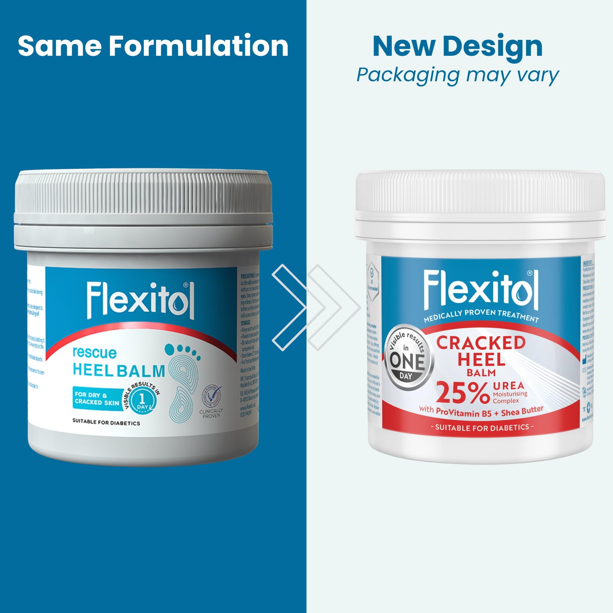 Flexitol Cracked Heel Balm for Extremely Dry Feet - Visible Results in 1 Day
