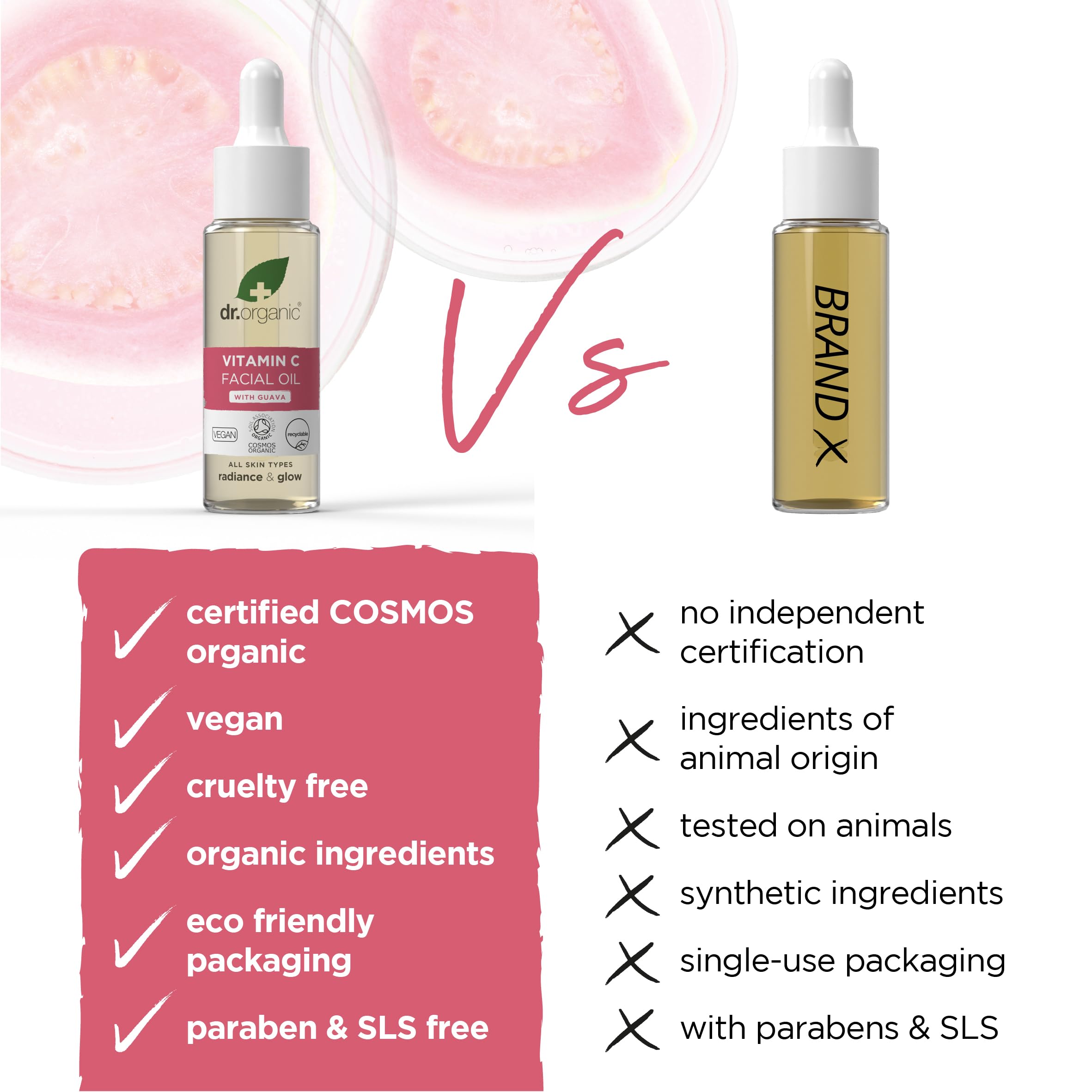 Dr. Organic Illuminating Guava Facial Serum with Advanced Vitamin C - 105g 3