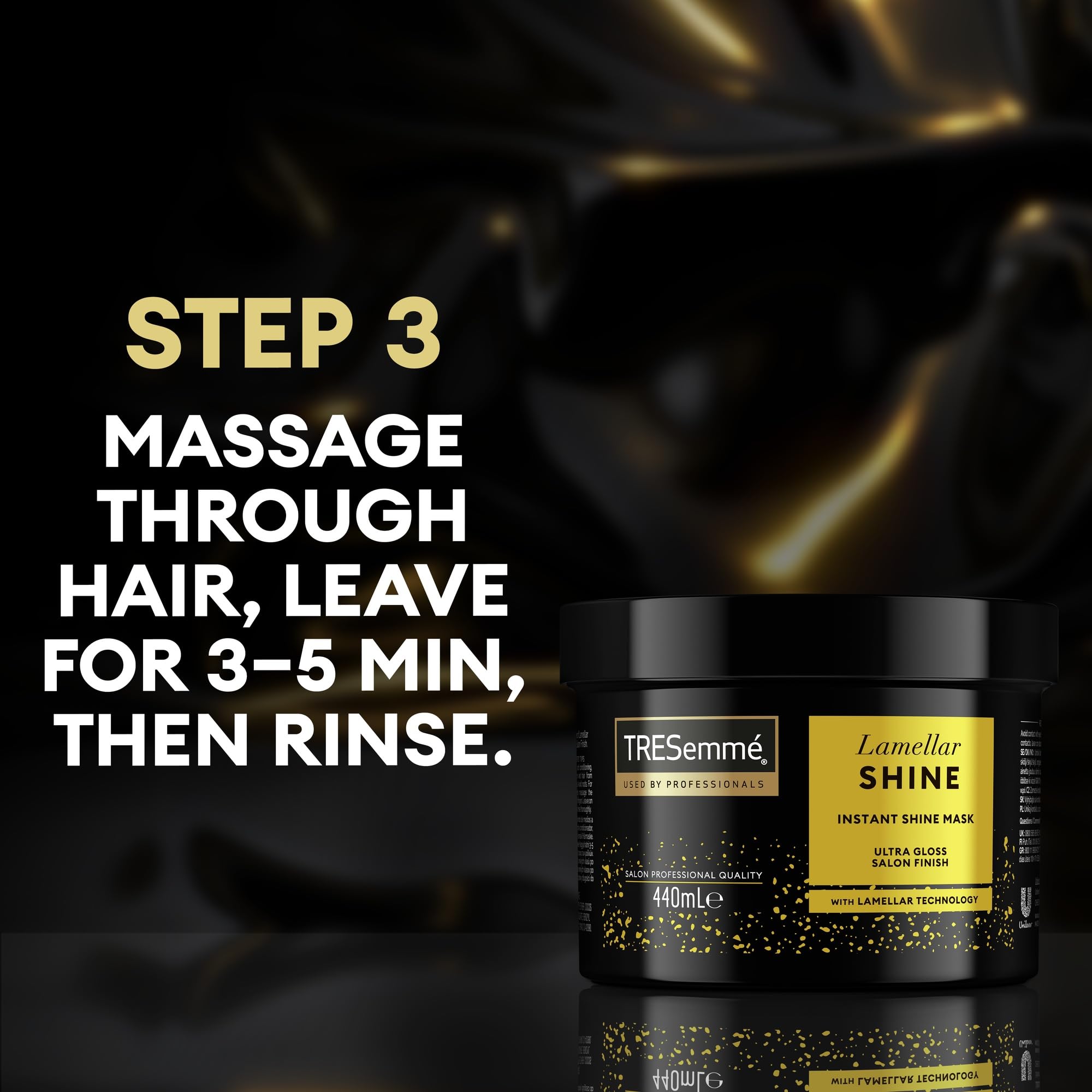 TRESemme Instant Shine Hair Mask with Lamellar Technology for Ultra-Glossy Finish 5