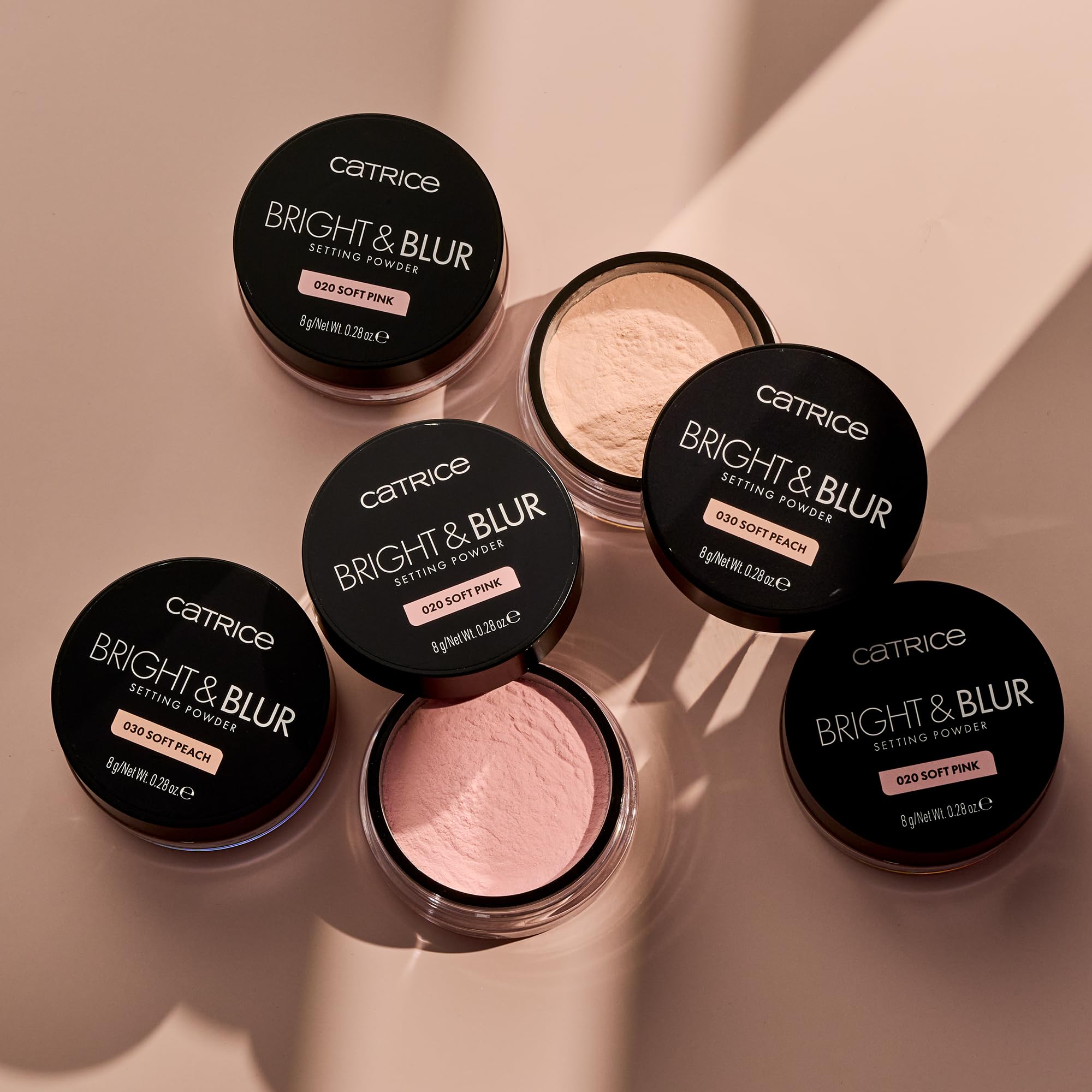 CATRICE Bright & Blur Setting Powder 020 Soft Pink - Smoothing, Pore Refining, Fixing 9