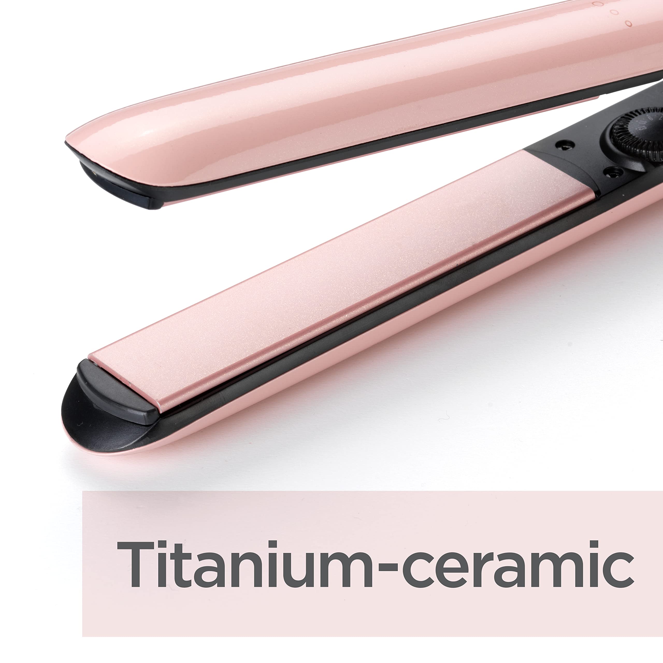 BaByliss Rose Blush 235C Hair Straighteners with Titanium Ceramic Plates 4