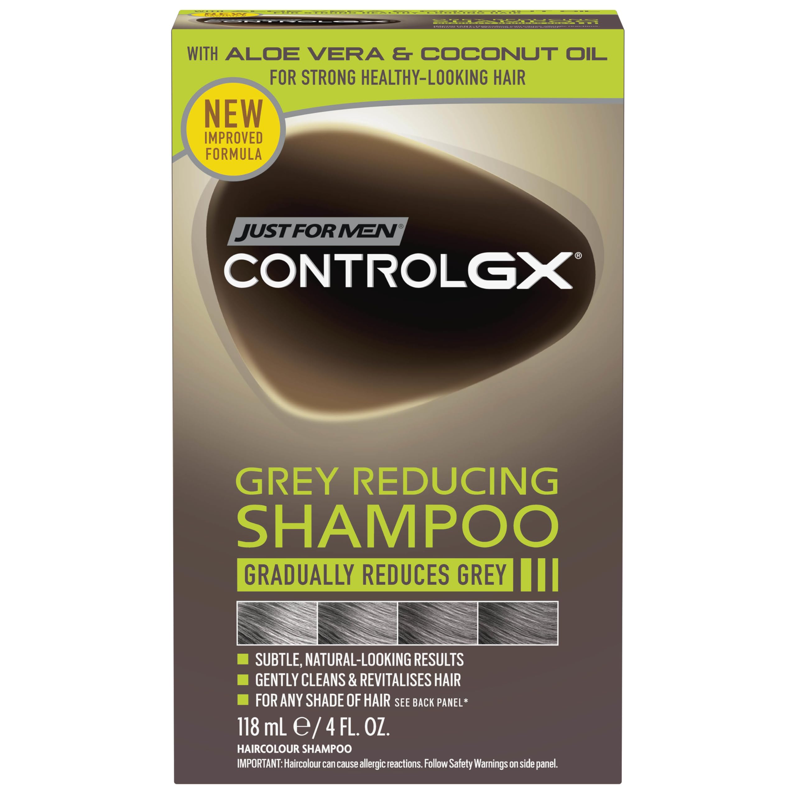 Just For Men Control GX Reducing Shampoo for Grey Hair with Coconut Oil 6