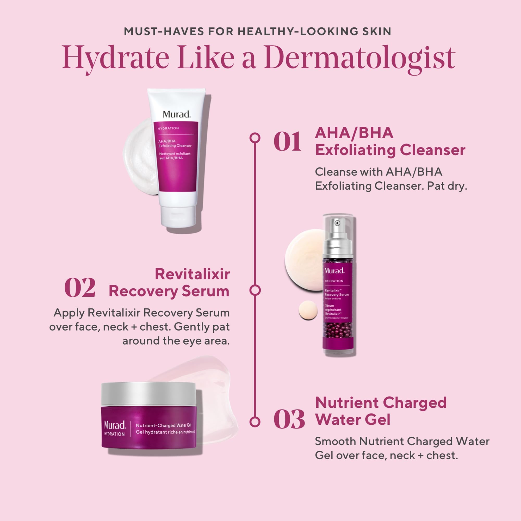 Murad Nutrient-Charged Water Gel - Lightweight Hydration Face Moisturiser 8