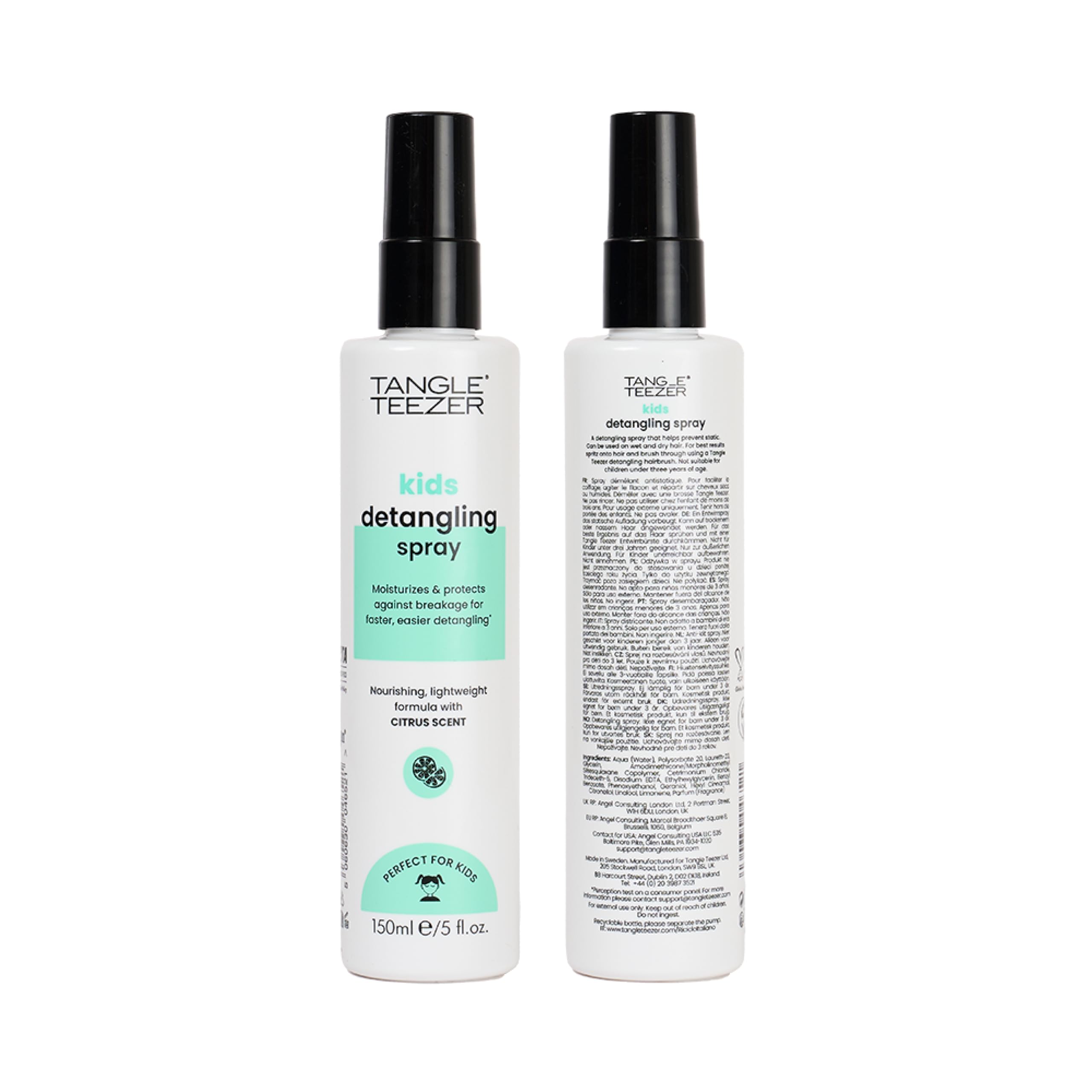 Tangle Teezer Detangling Spray for Kids with Fruity Citrus Scent - Vegan Formula