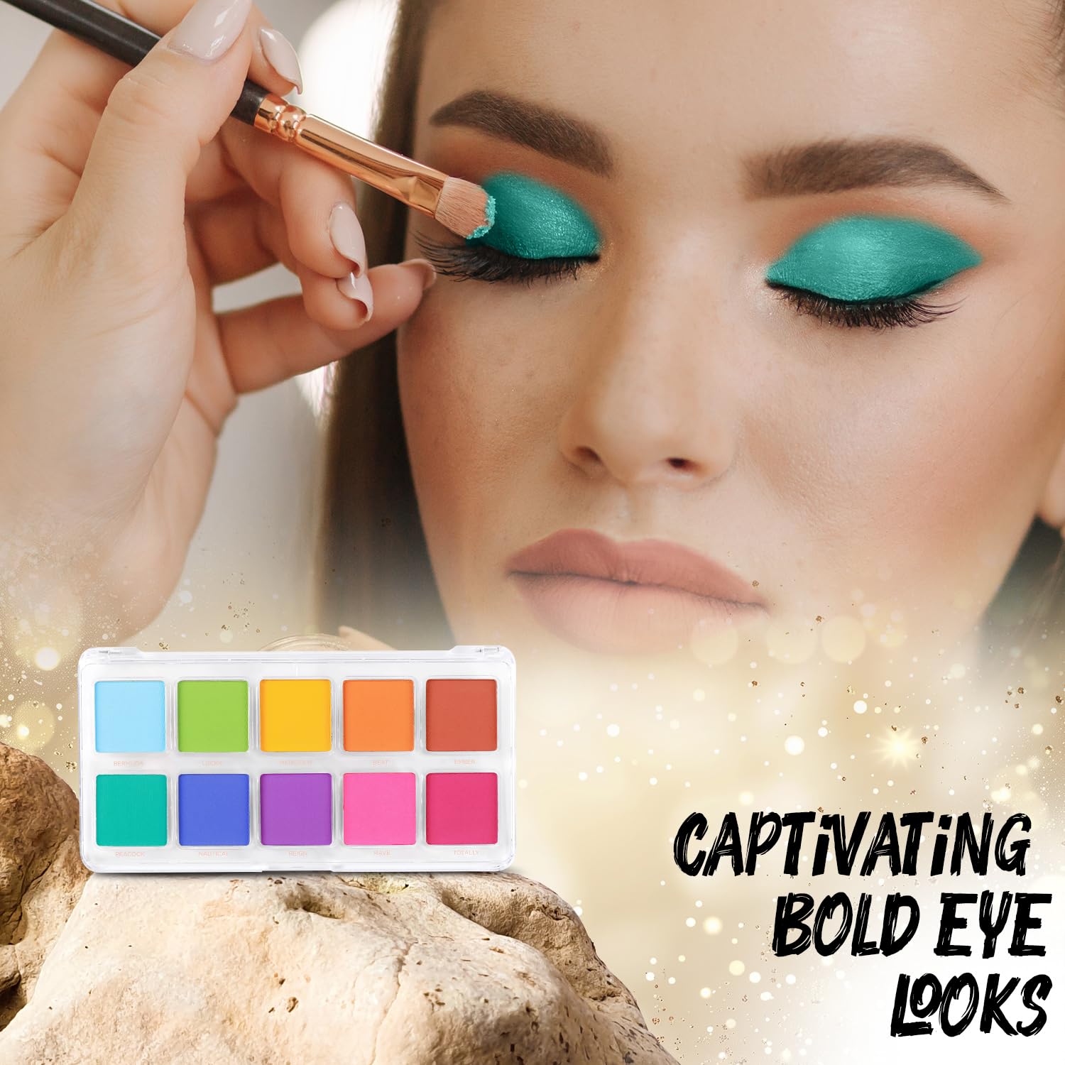 Profusion Cosmetics Spectrum 10 Shade Eyeshadow Palette - Richly Saturated Mattes