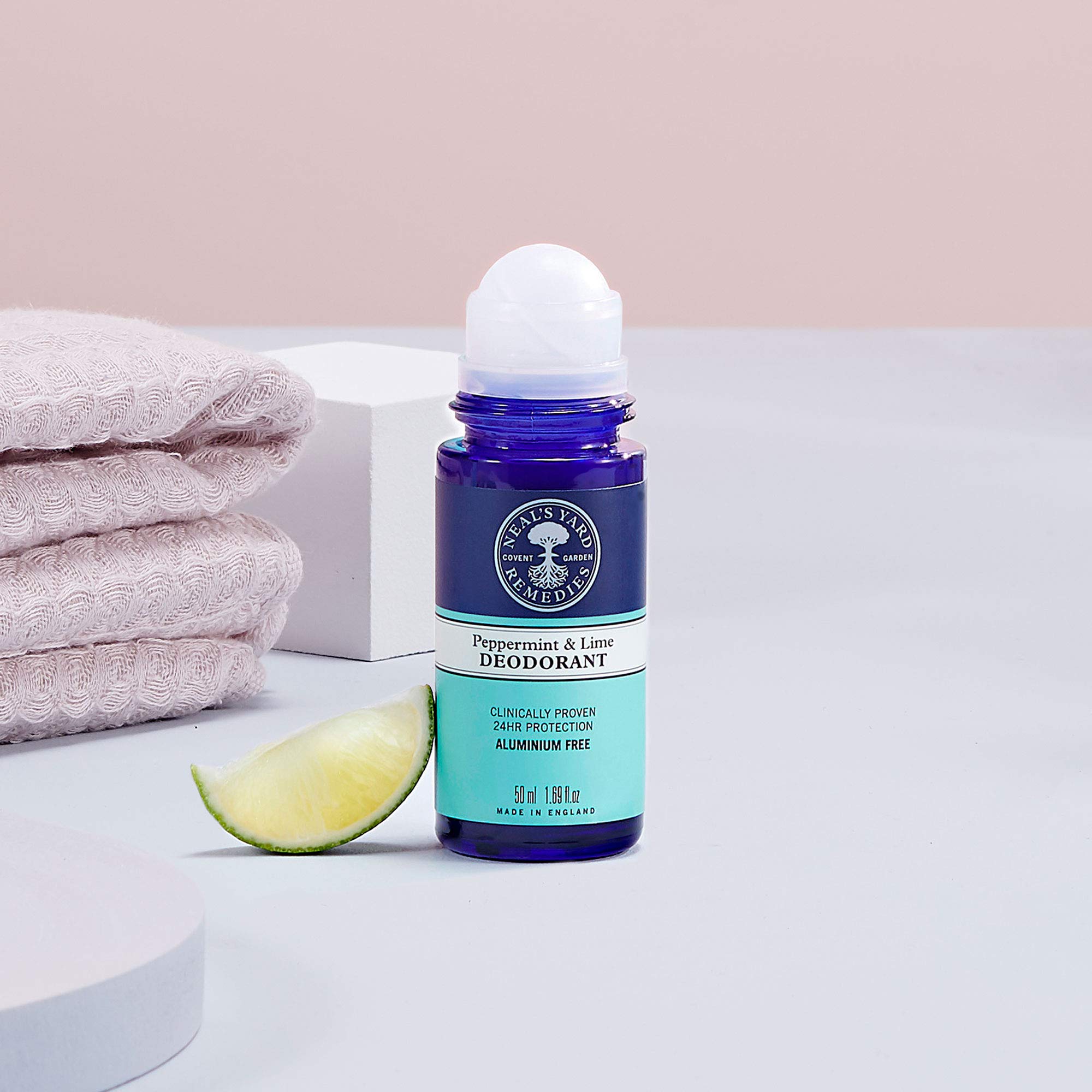 Neal's Yard Remedies Peppermint & Lime Roll On Natural Deodorant 3
