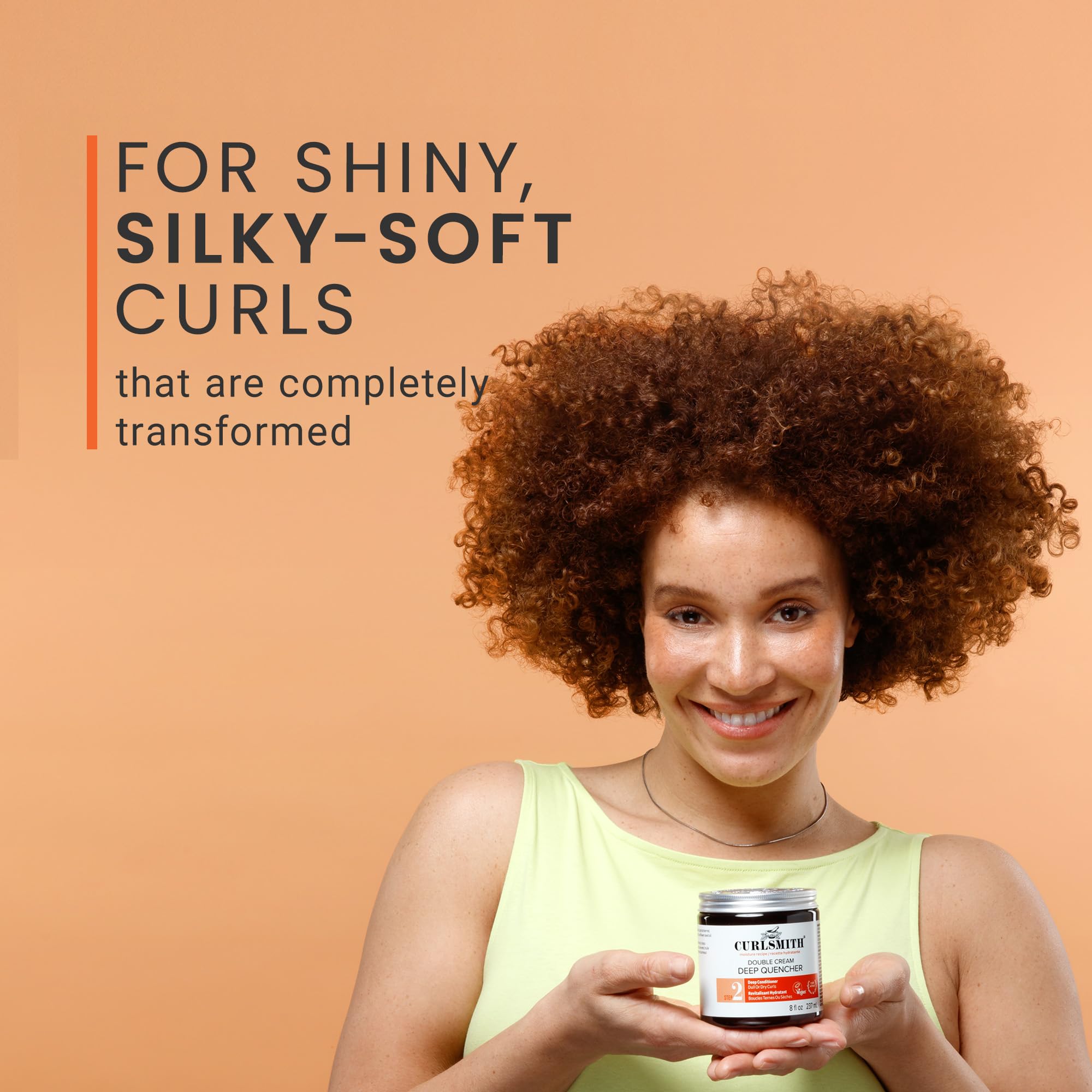 CURLSMITH Double Cream Deep Quencher Vegan Moisturising Deep Conditioner for Dry Hair 4