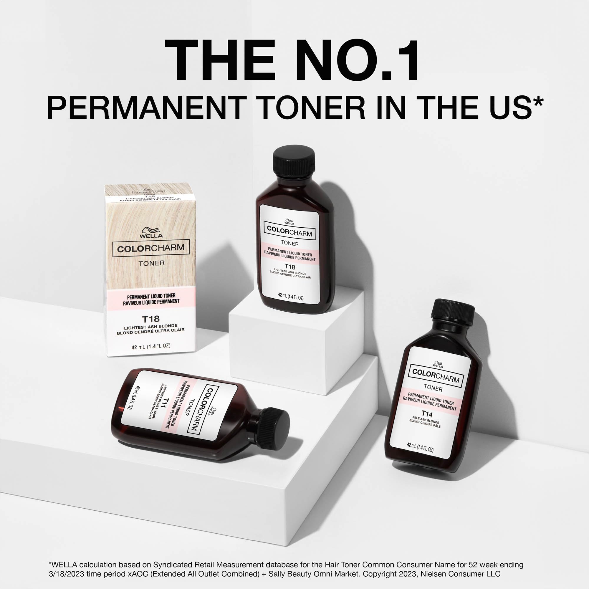 Color Charm Permanent Liquid Toner - T11 Hellstes Beigeblond von Wella für 7