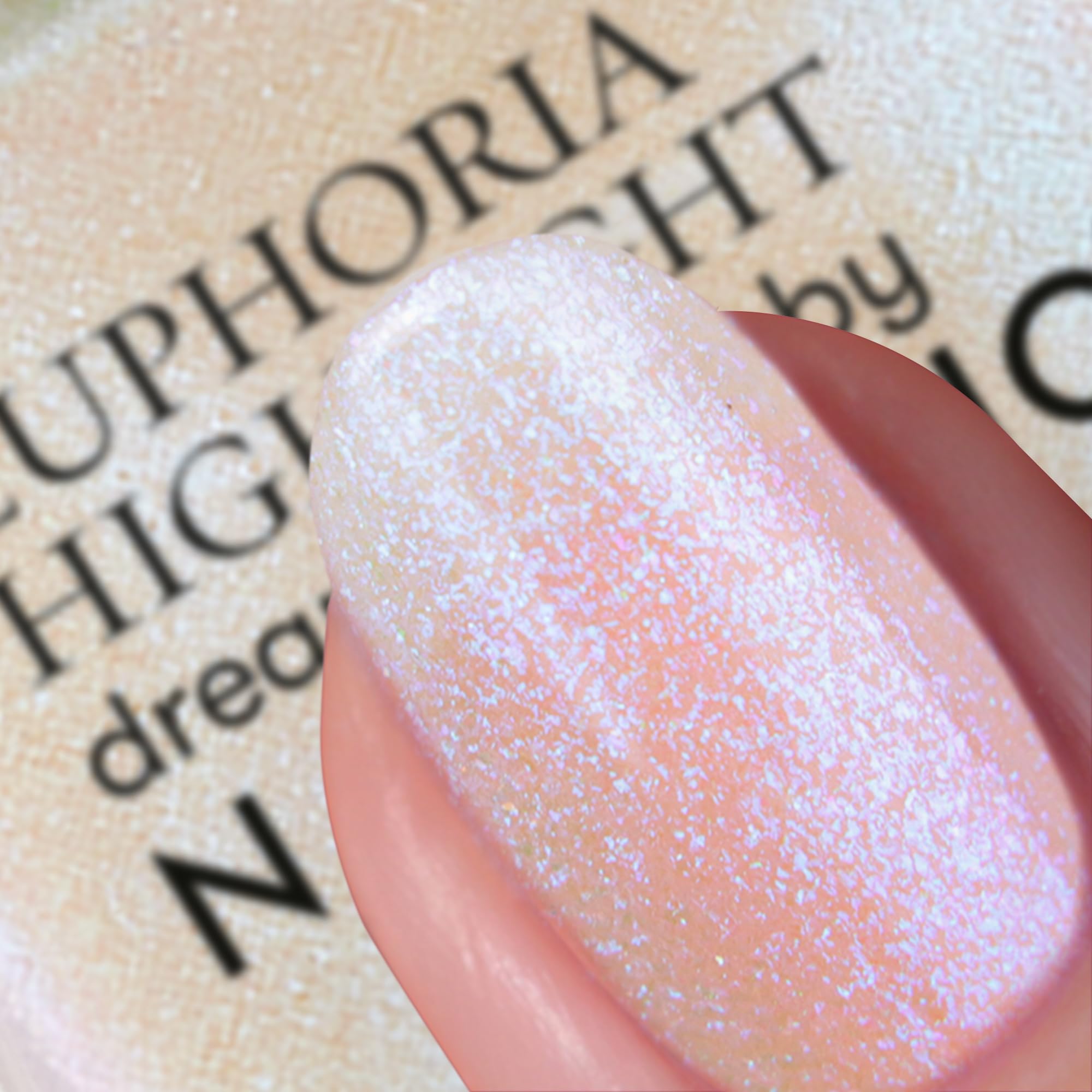 Nails Inc Euphoria Highlight Nail Polish in Make It Mythical - Pearl Shimmer, Quick Dry