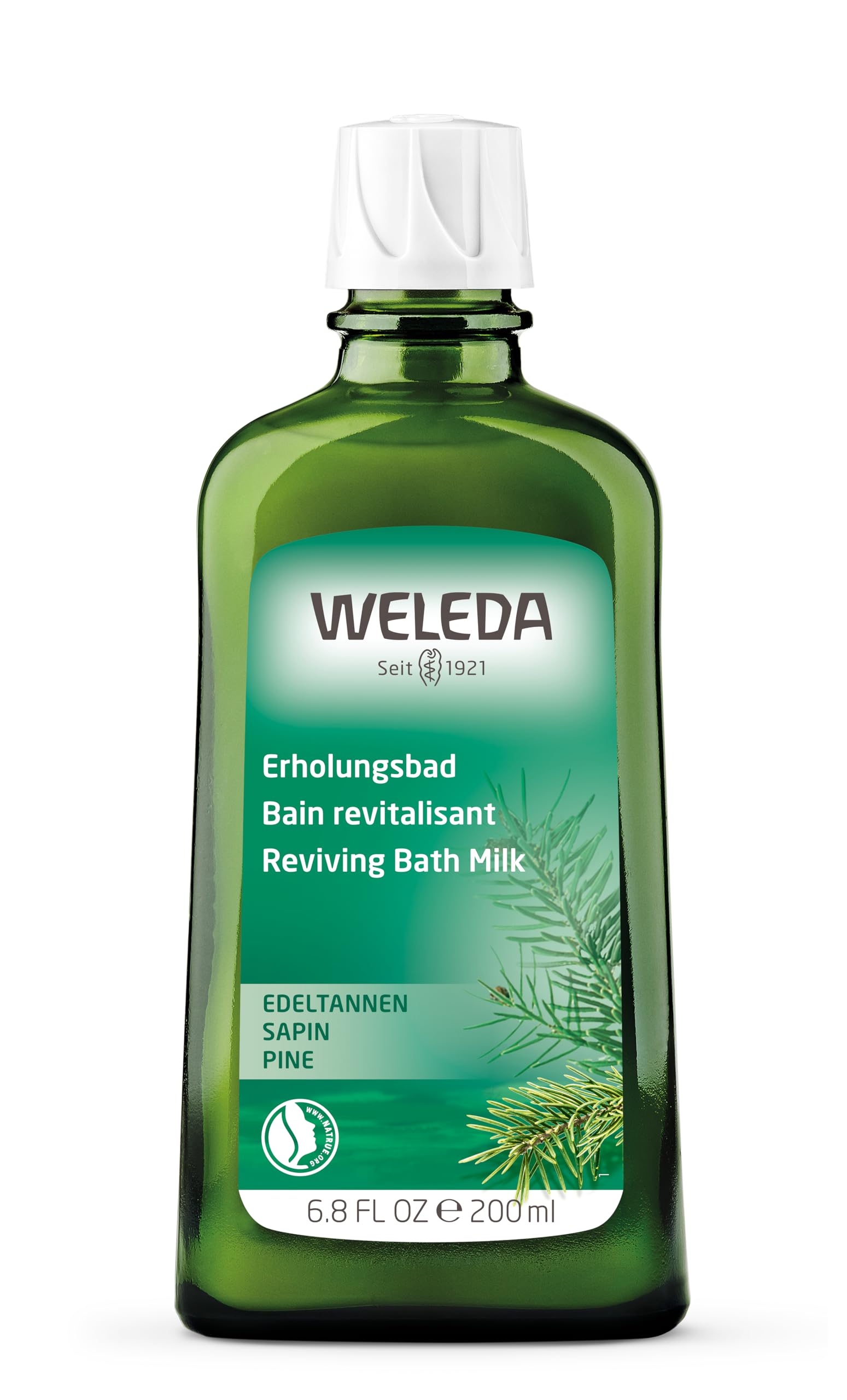 Weleda Pine Reviving Bath Milk for Stress and Fatigue Relief, 200 ml