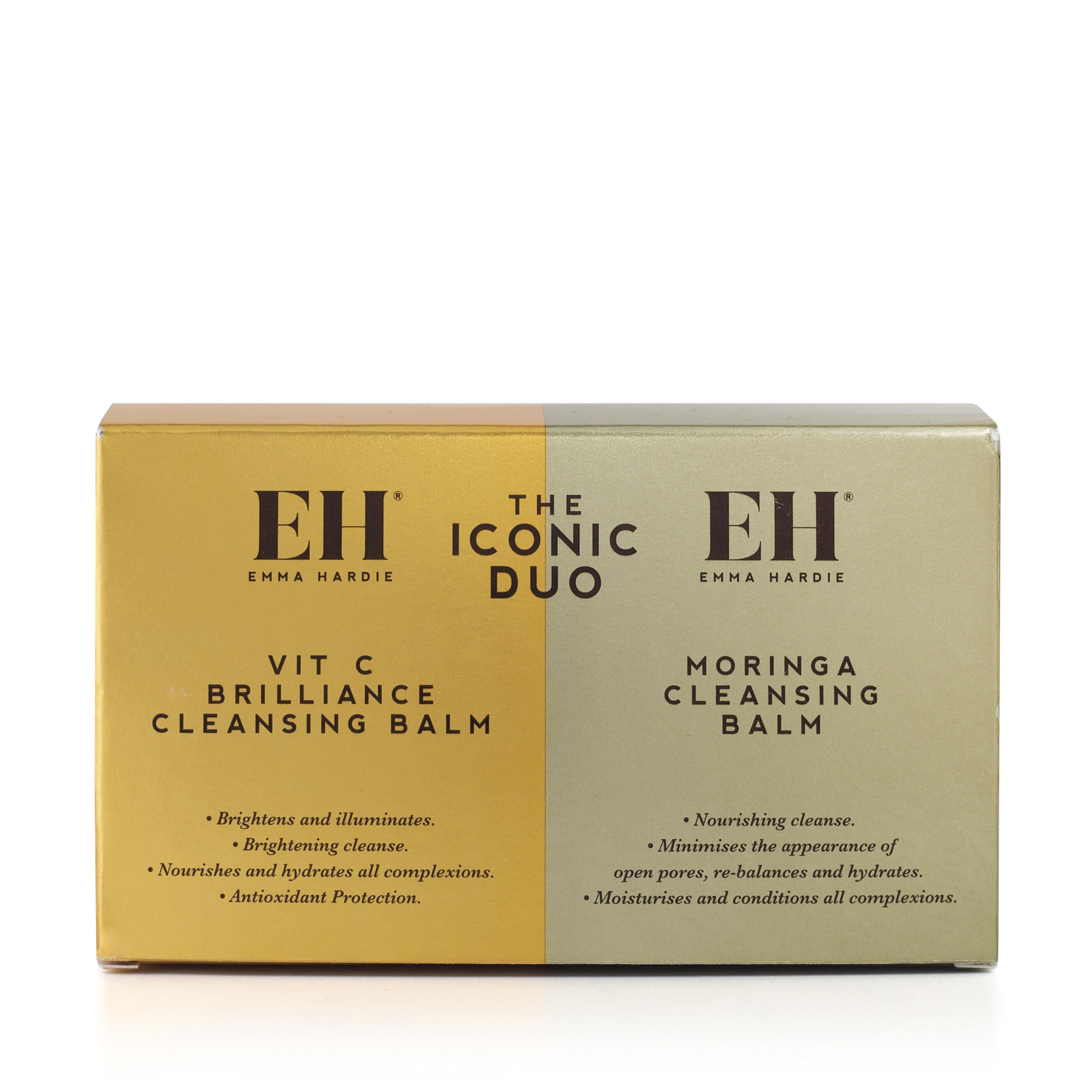 Emma Hardie Iconic Cleansing Duo: Vitamin C Brilliance & Moringa Balms (2 x 50g)