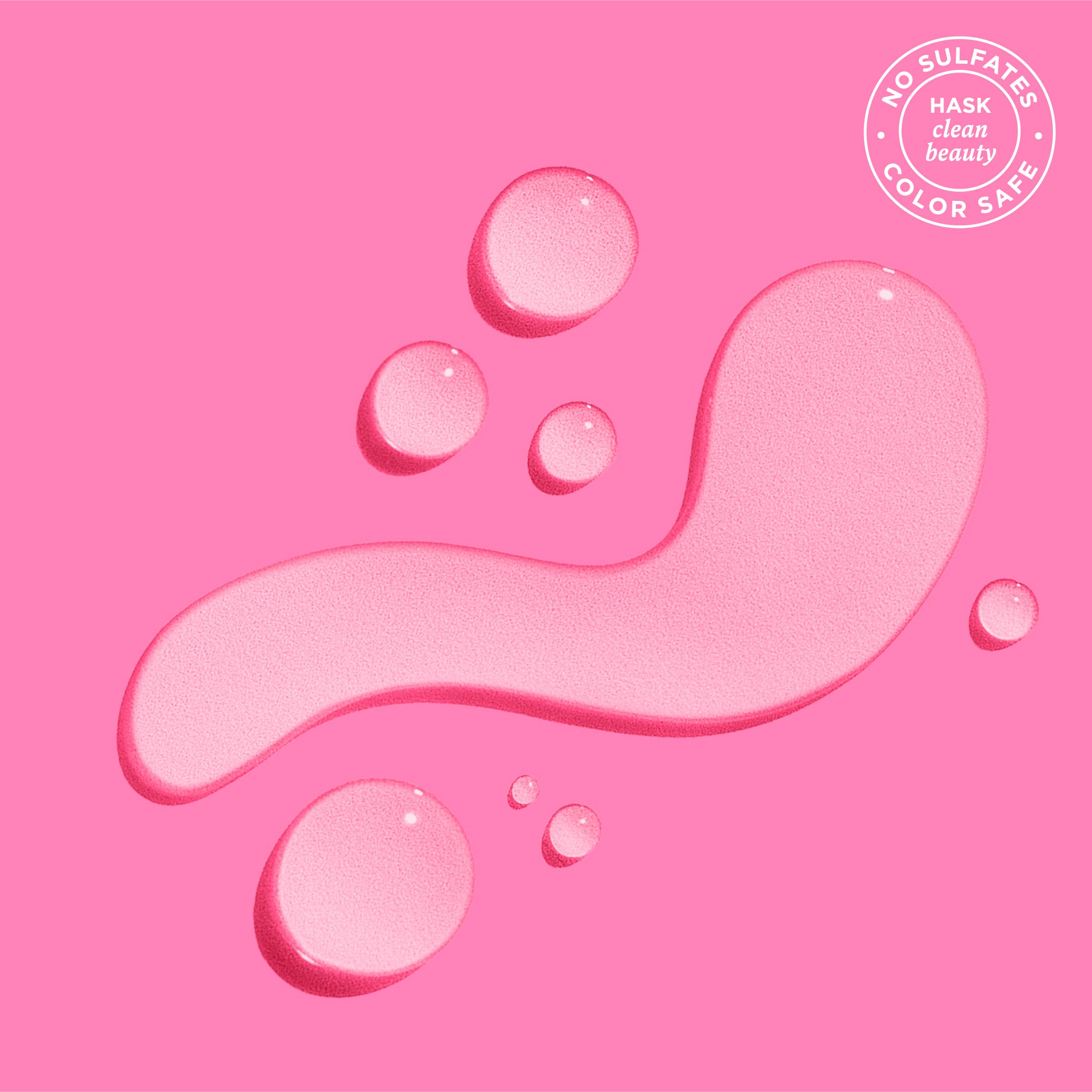 HASK Keratin Smoothing Shine Oil Vial for All Hair Types, Color Safe, Frizz Reduction