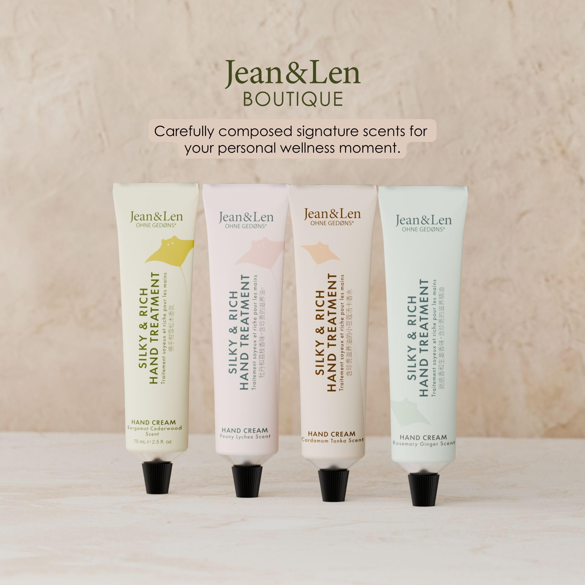 Jean & Len Silky and Rich Hand Treatment with Bergamot & Cedarwood, 75 ml 5