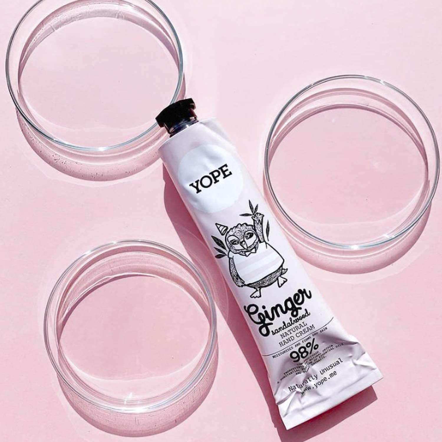 YOPE Natural Hand Cream with Shea Butter, Organic Argan, Coconut & Olive Oils - Ginger Scent 3