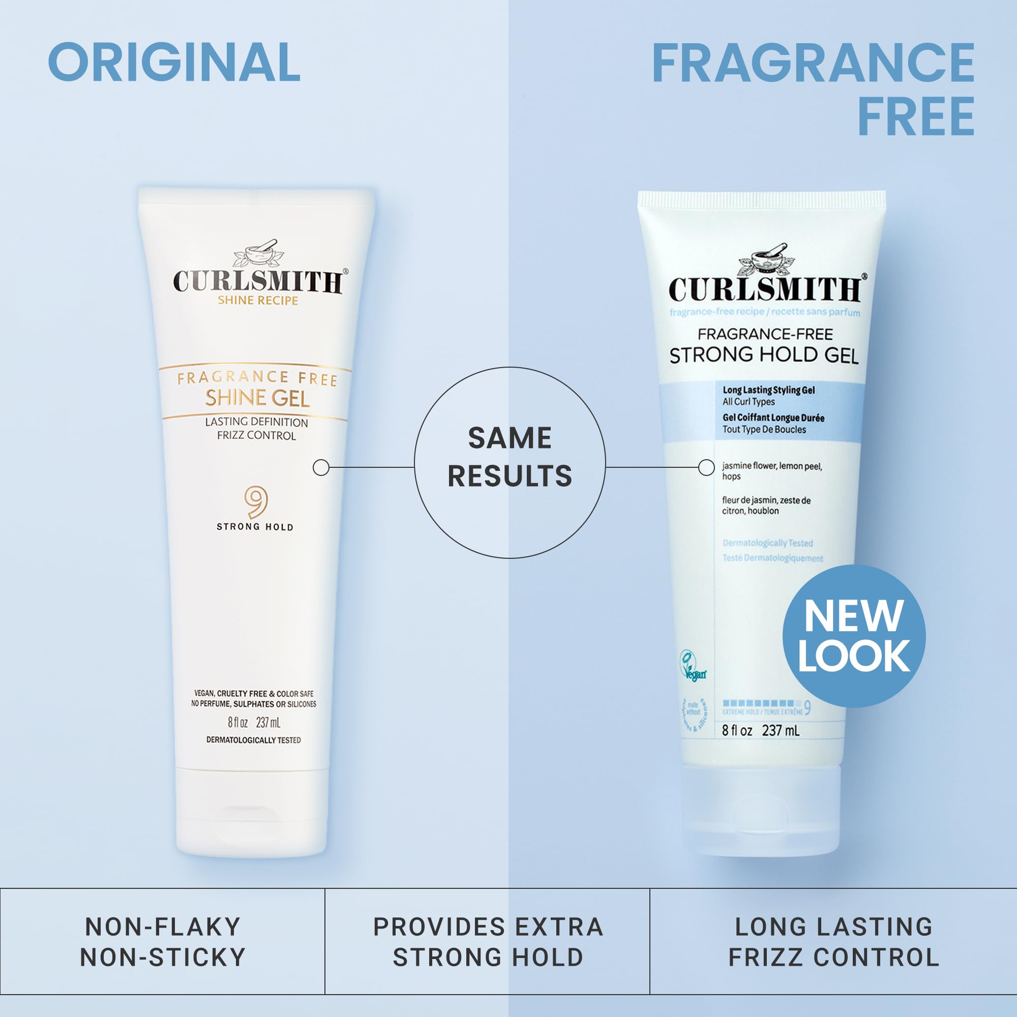 CURLSMITH Fragrance-Free Strong Hold Gel for Extreme Hold and Frizz Control 5