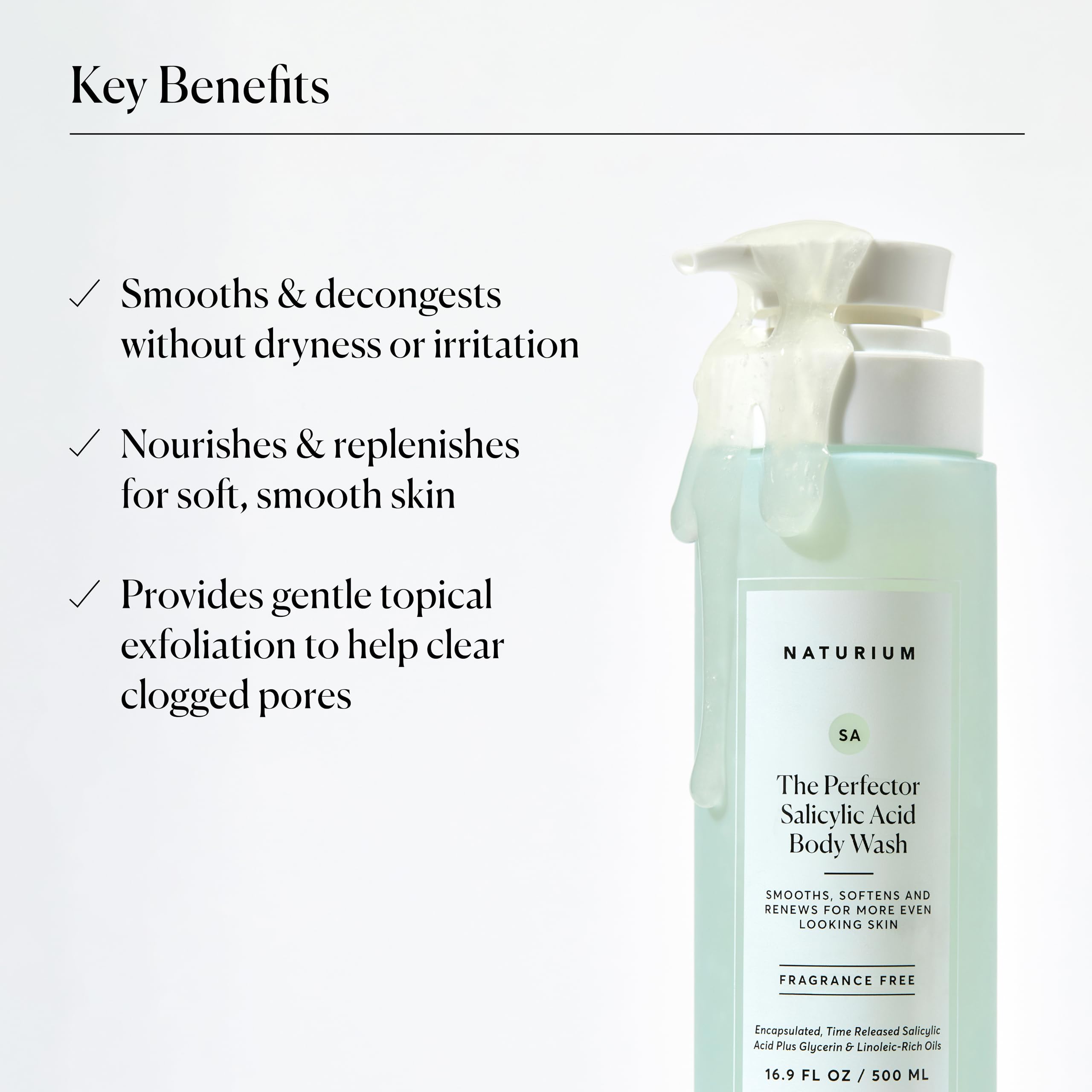 Naturium The Perfector Salicylic Acid Body Wash for Gentle Smoothing Cleansing | 16.9 FL OZ 7