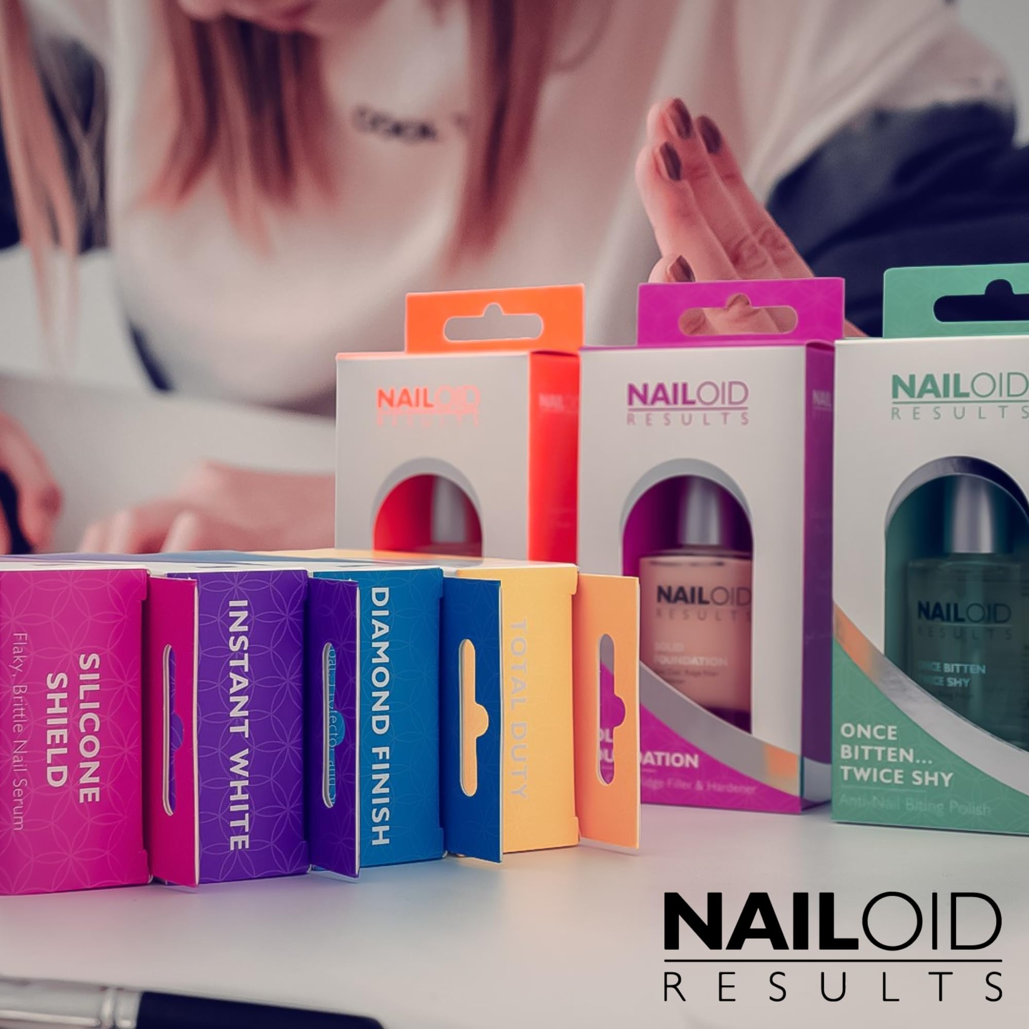 Nailoid Instant White Nail Treatment 12ml - Yellow Colour Corrector with UV Protection 7