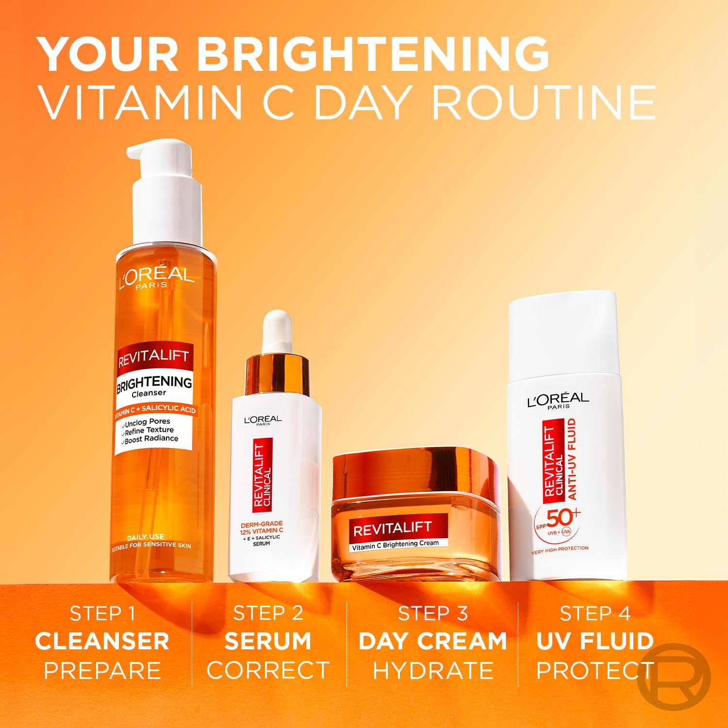 L'Oréal Paris Revitalift Vitamin C Brightening Cream for Face with Salicylic Acid 50ml 8