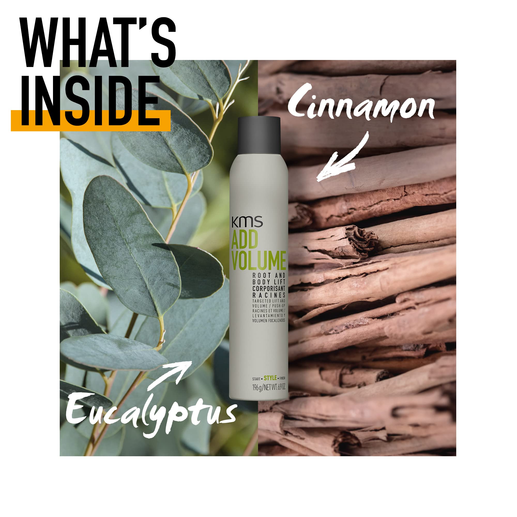 KMS Add Volume Root & Body Lift Spray for Instant Targeted Volume, 200ml 4