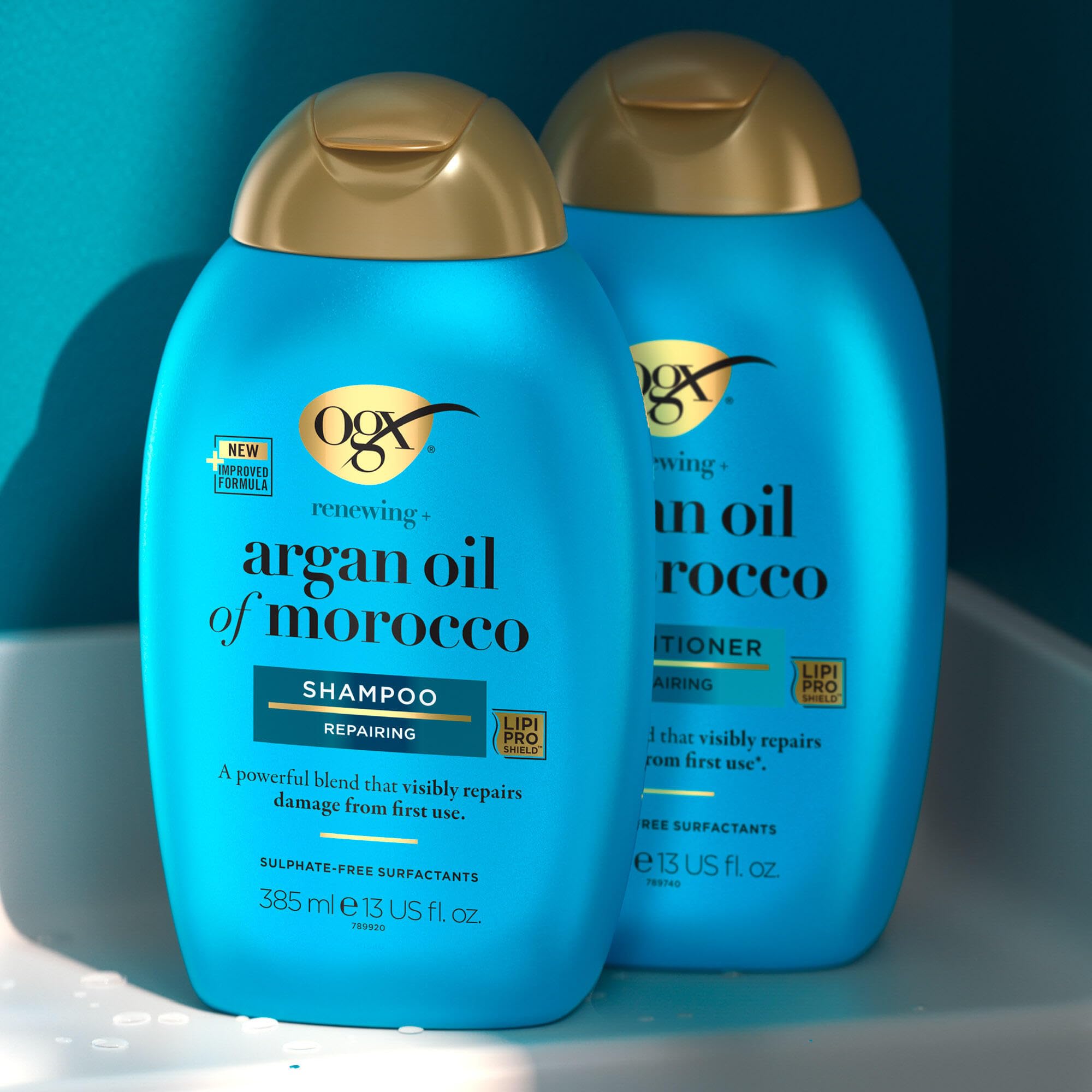 OGX Argan Oil of Morocco Shampoo for Dry Hair, Restoring Formula (385ml) 6