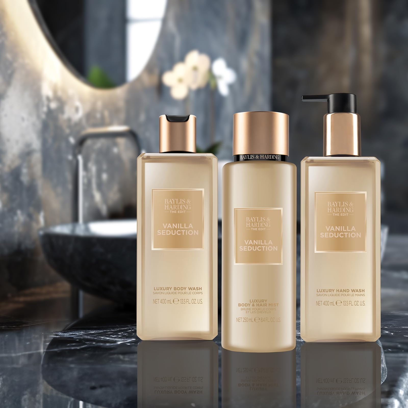 Baylis & Harding The Edit Vanilla Seduction Body & Hair Mist, 250 ml 6