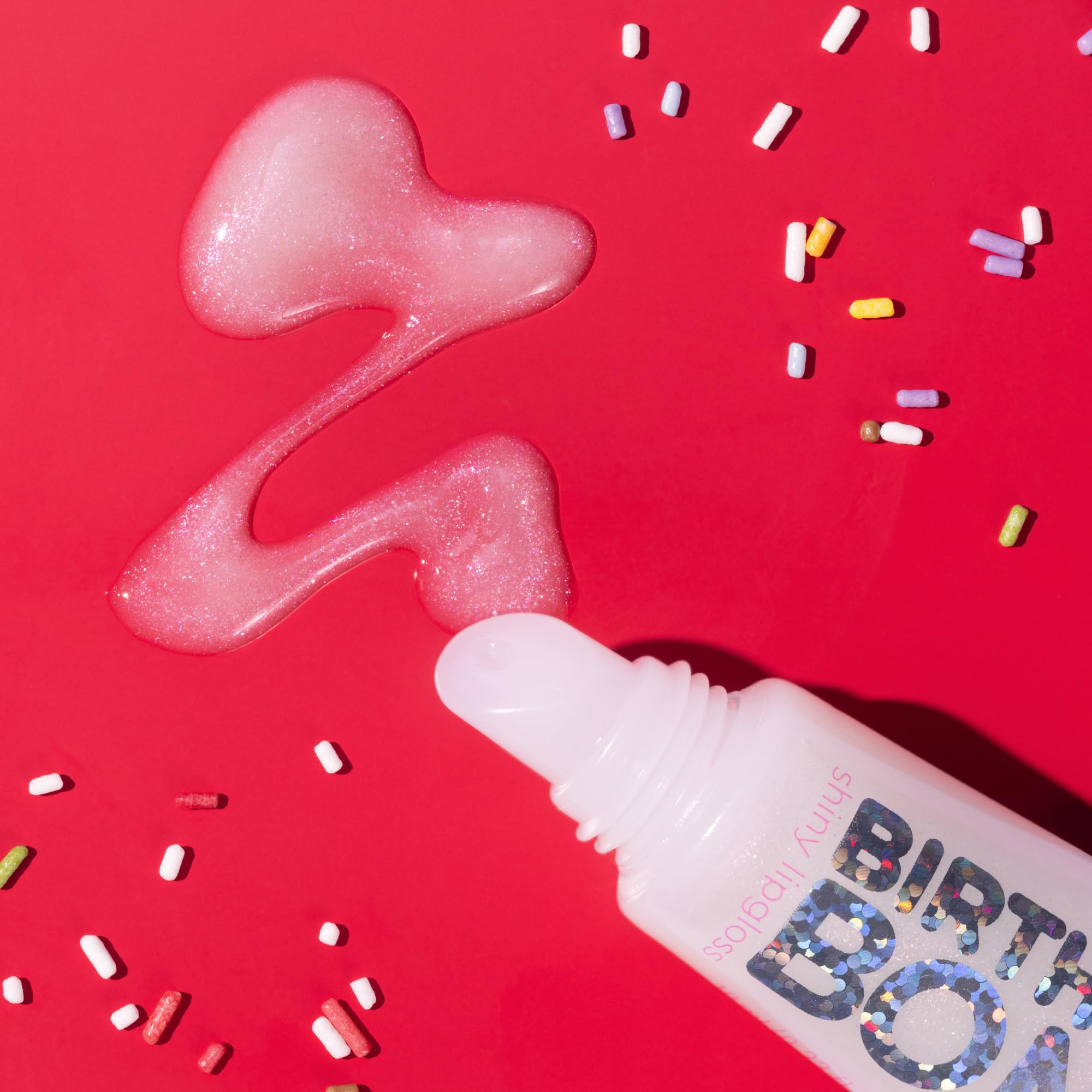 essence BIRTHDAY BOMB Shiny Lipgloss 01 Cake My Day - Natural, Dewy Finish 9