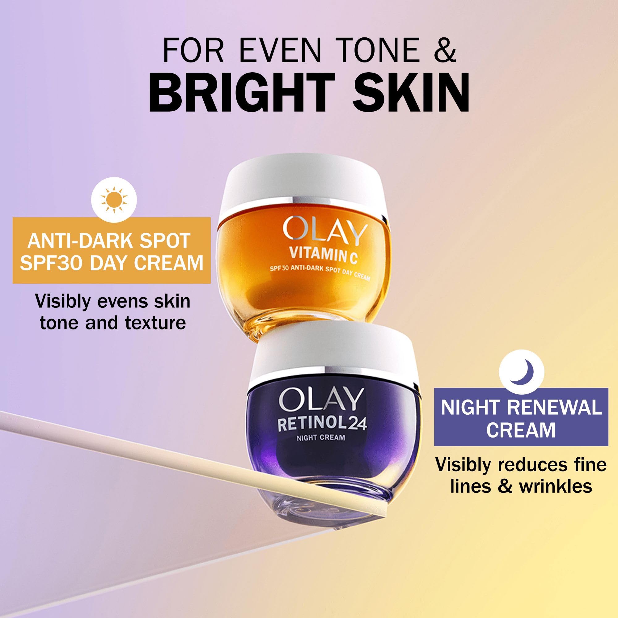Olay Retinol 24 Night Cream Face Moisturiser for Anti-Aging with Retinyl Propionate 8