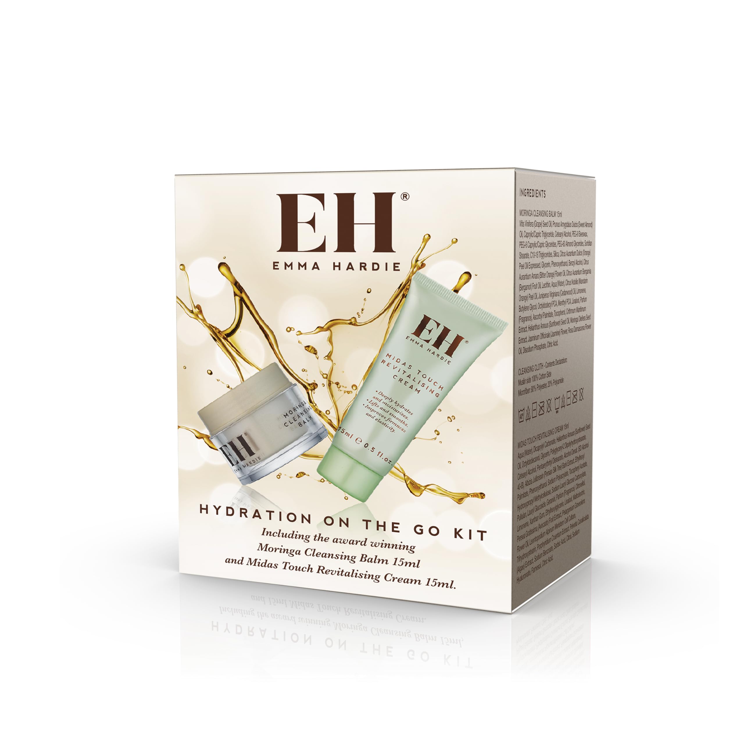 Emma Hardie Hydration On The Go Kit | Moringa Cleansing Balm & Midas Touch Cream 1