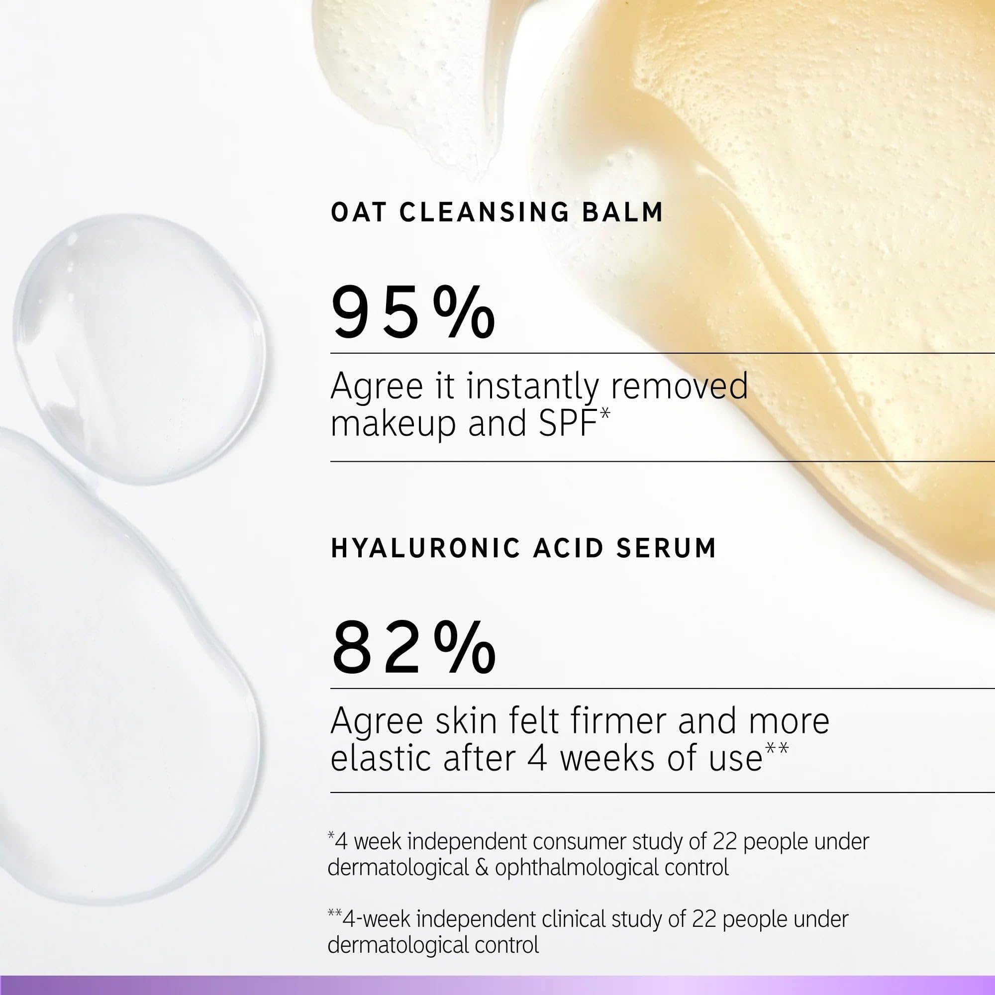 The INKEY List Healthy Skin Heroes Duo 80ml: Hyaluronic Serum & Oat Cleansing Balm