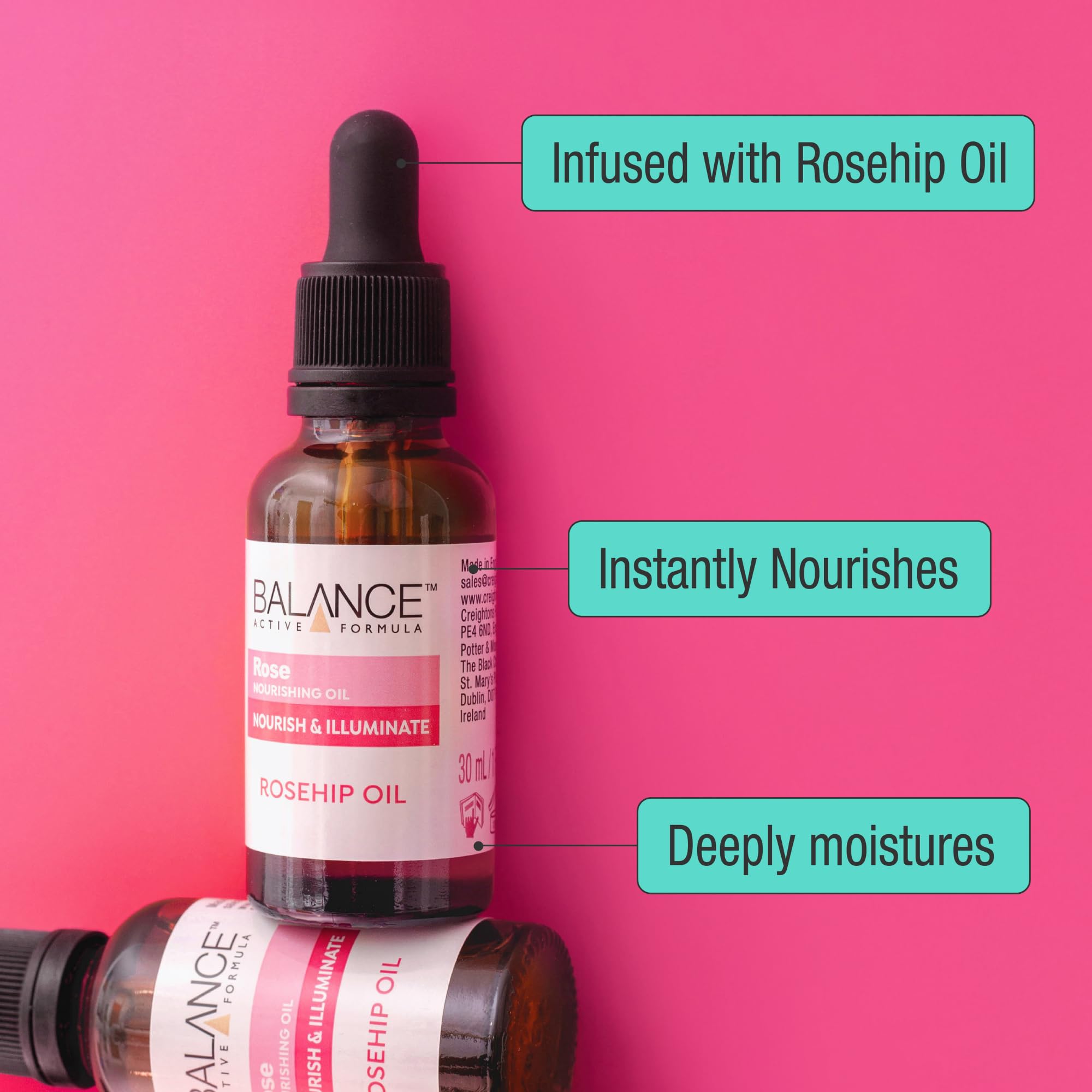 Balance Active Formula Rose Nourishing Oil, 30ml | Deeply Moisturises & Strengthens Skin Barrier 3