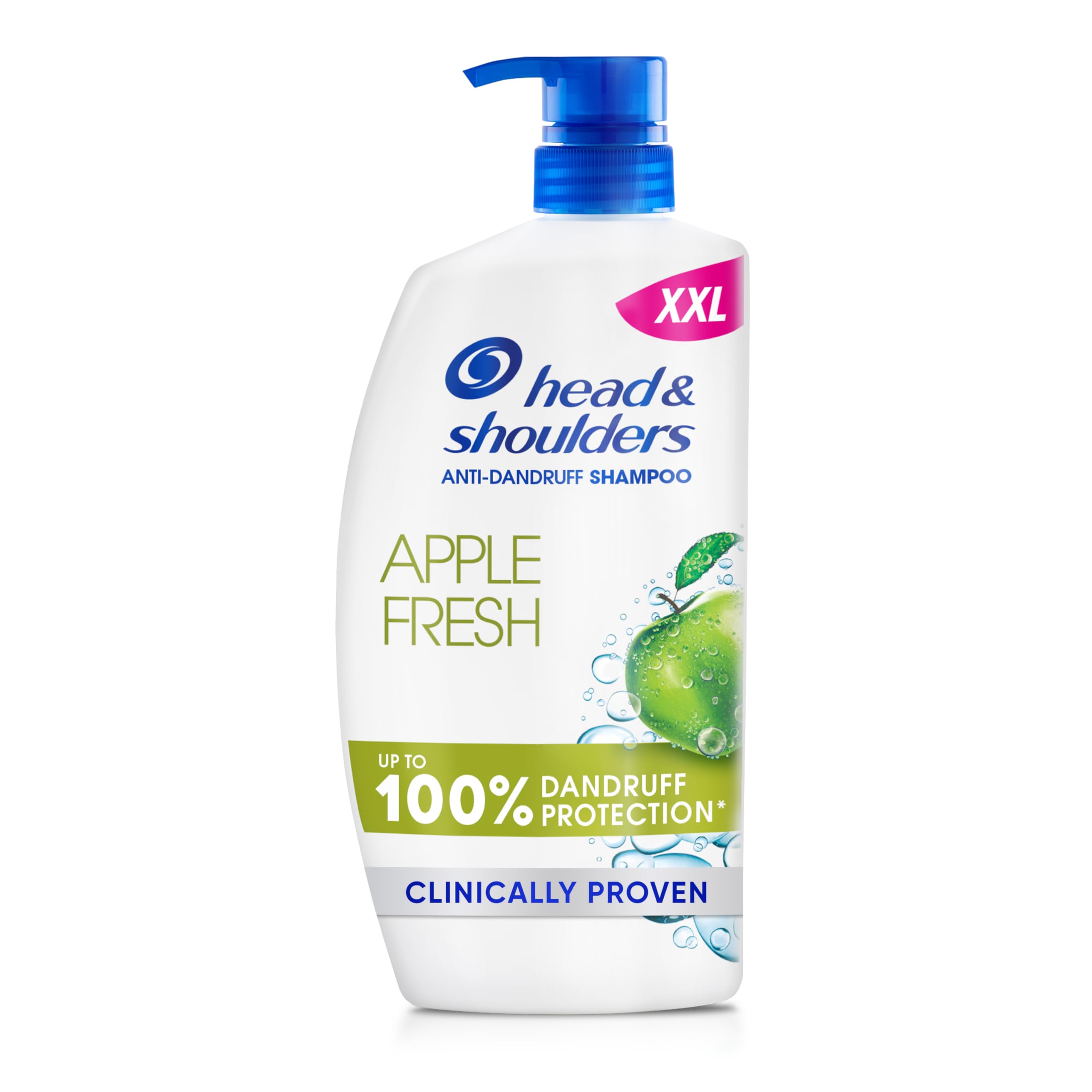 Head & Shoulders Apple Fresh Anti-Dandruff Shampoo, 1000ml, Up to 100% Flake Free, Clinically Proven
