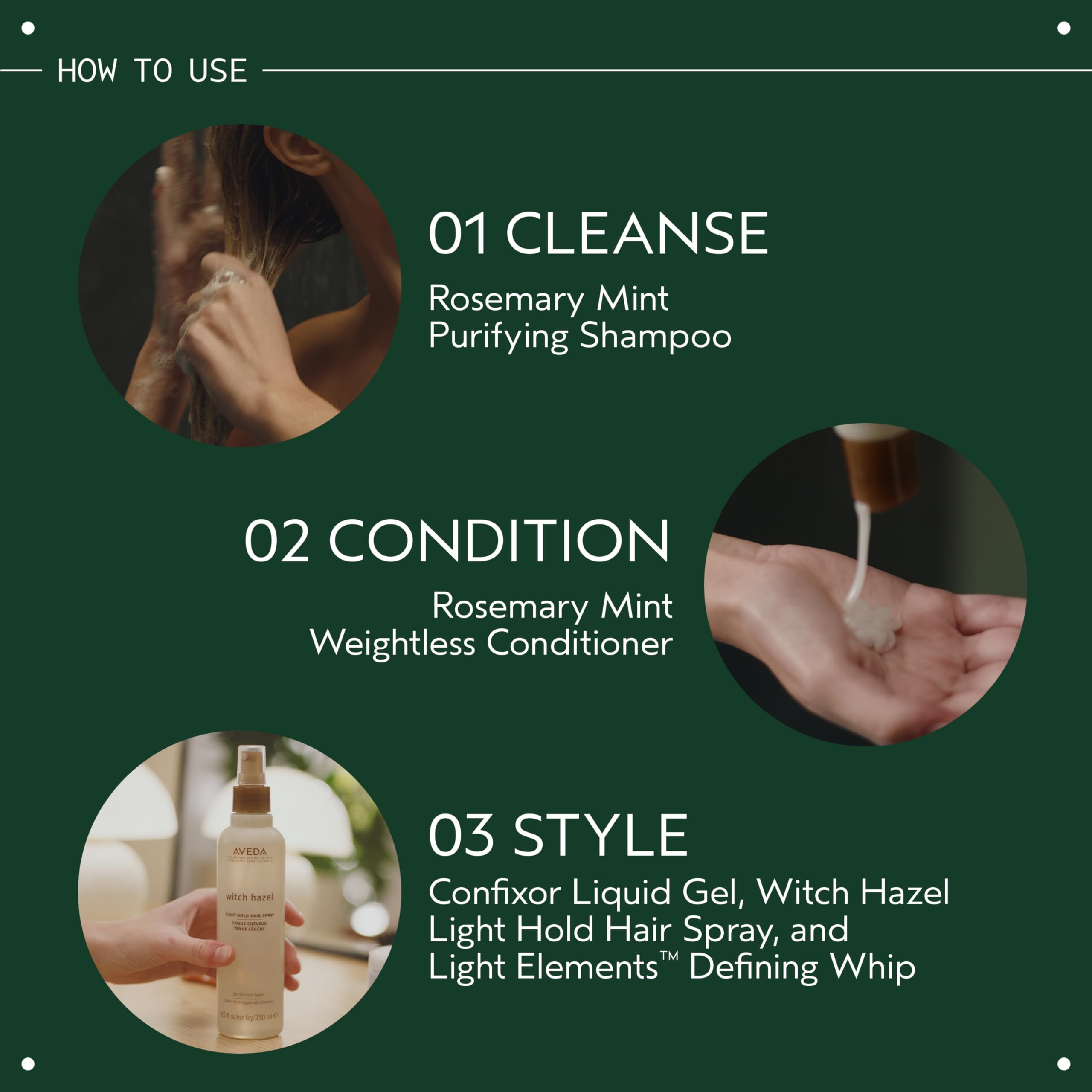 Aveda Rosemary Mint Purifying Shampoo | Clarifying, Adds Shine | For Normal to Oily Hair, Fine to Medium Hair Types | 250ml 5