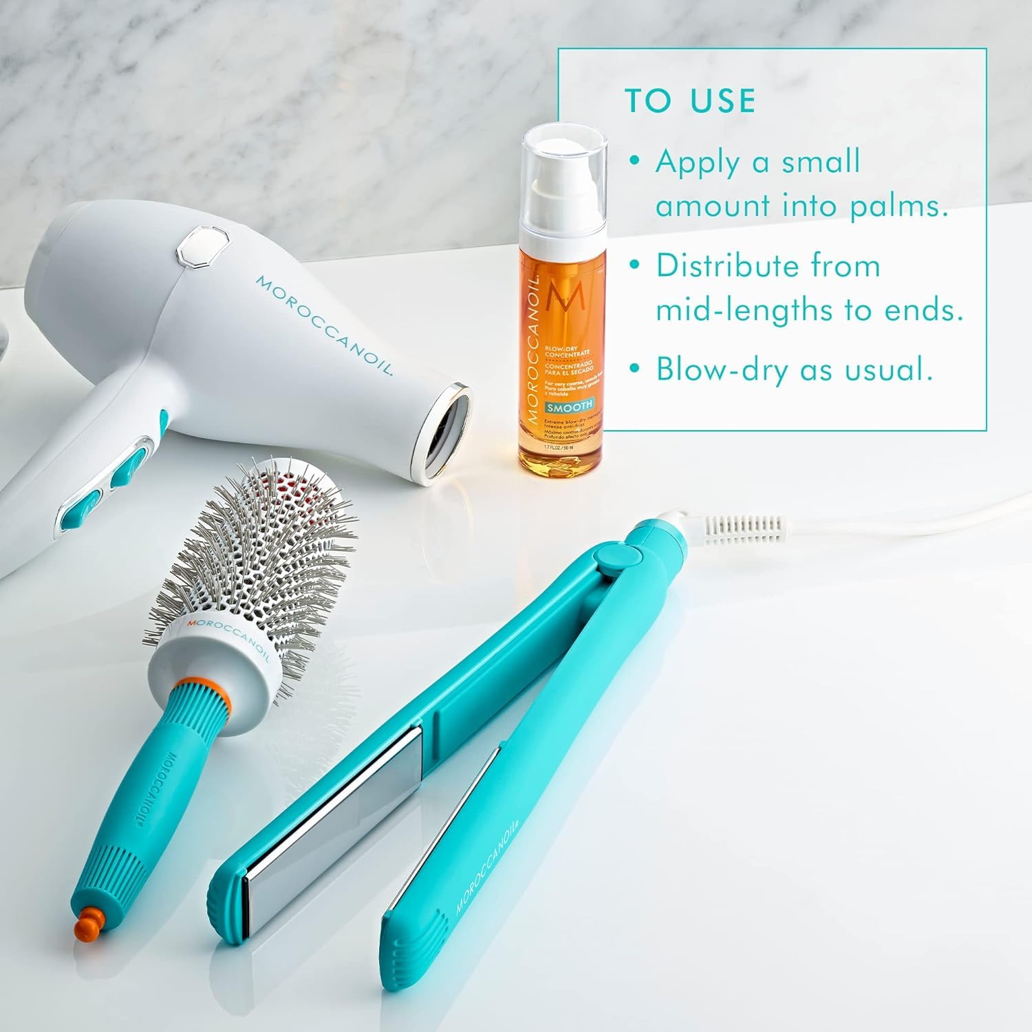 Moroccanoil Blow Dry Concentrate for Coarse, Frizzy Hair with Argan Oil 4