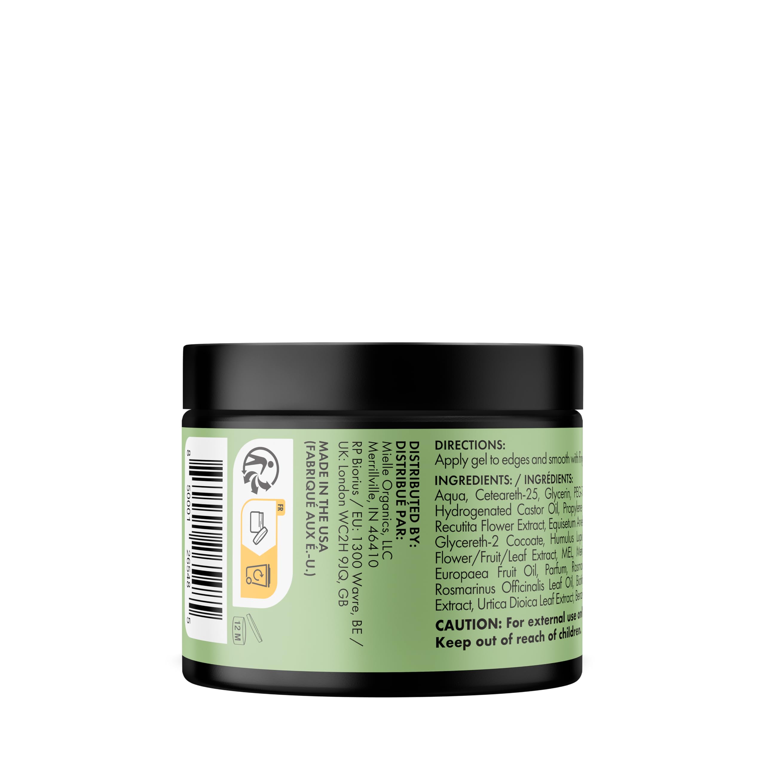 Mielle Rosemary & Mint Edge Control Gel - Strong Hold Hair Gel with Biotin 3